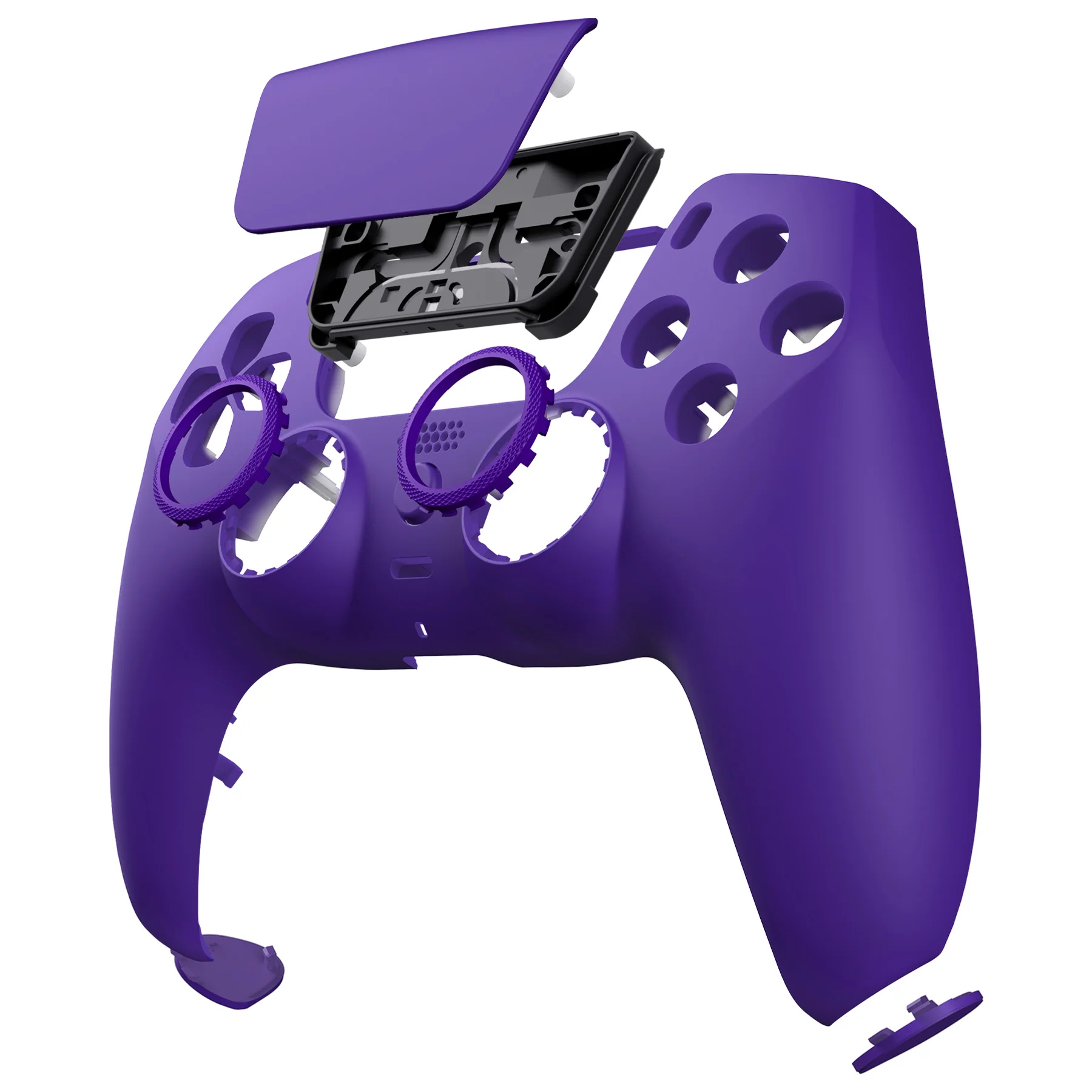 eXtremeRate LUNA Redesigned Replacement Front Shell with Touchpad Compatible with PS5 Controller BDM-010/020/030/040/050/060 - Purple - Image 11