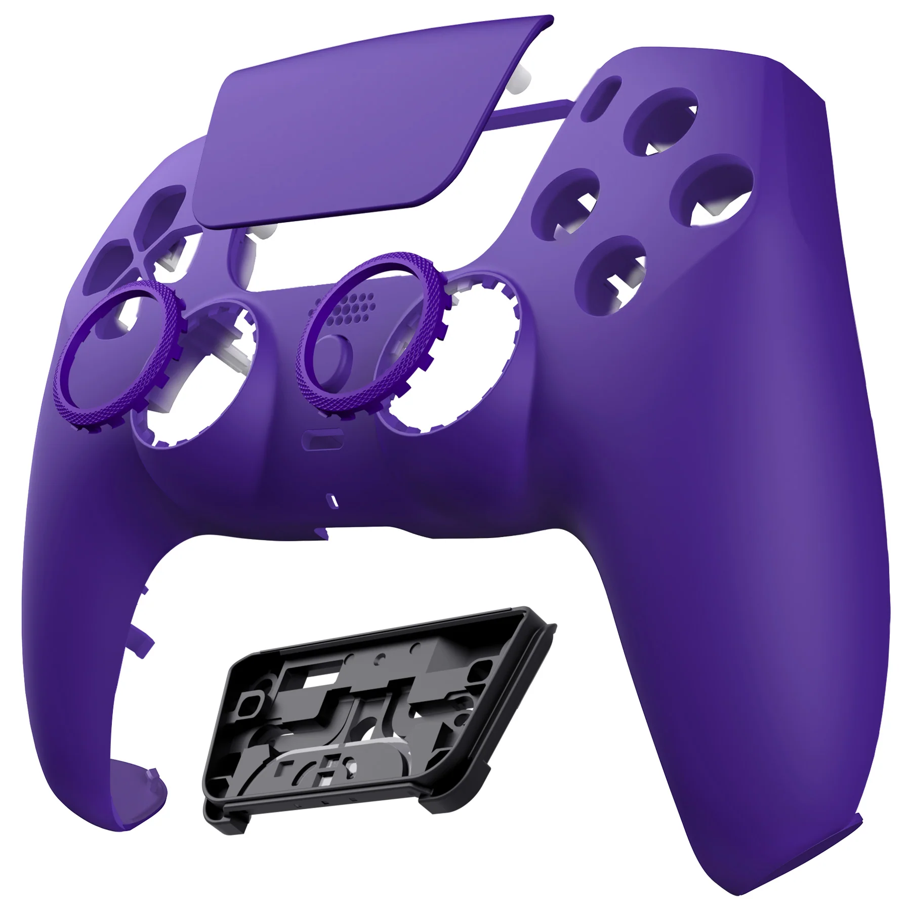 eXtremeRate LUNA Redesigned Replacement Front Shell with Touchpad Compatible with PS5 Controller BDM-010/020/030/040/050/060 - Purple - Image 9