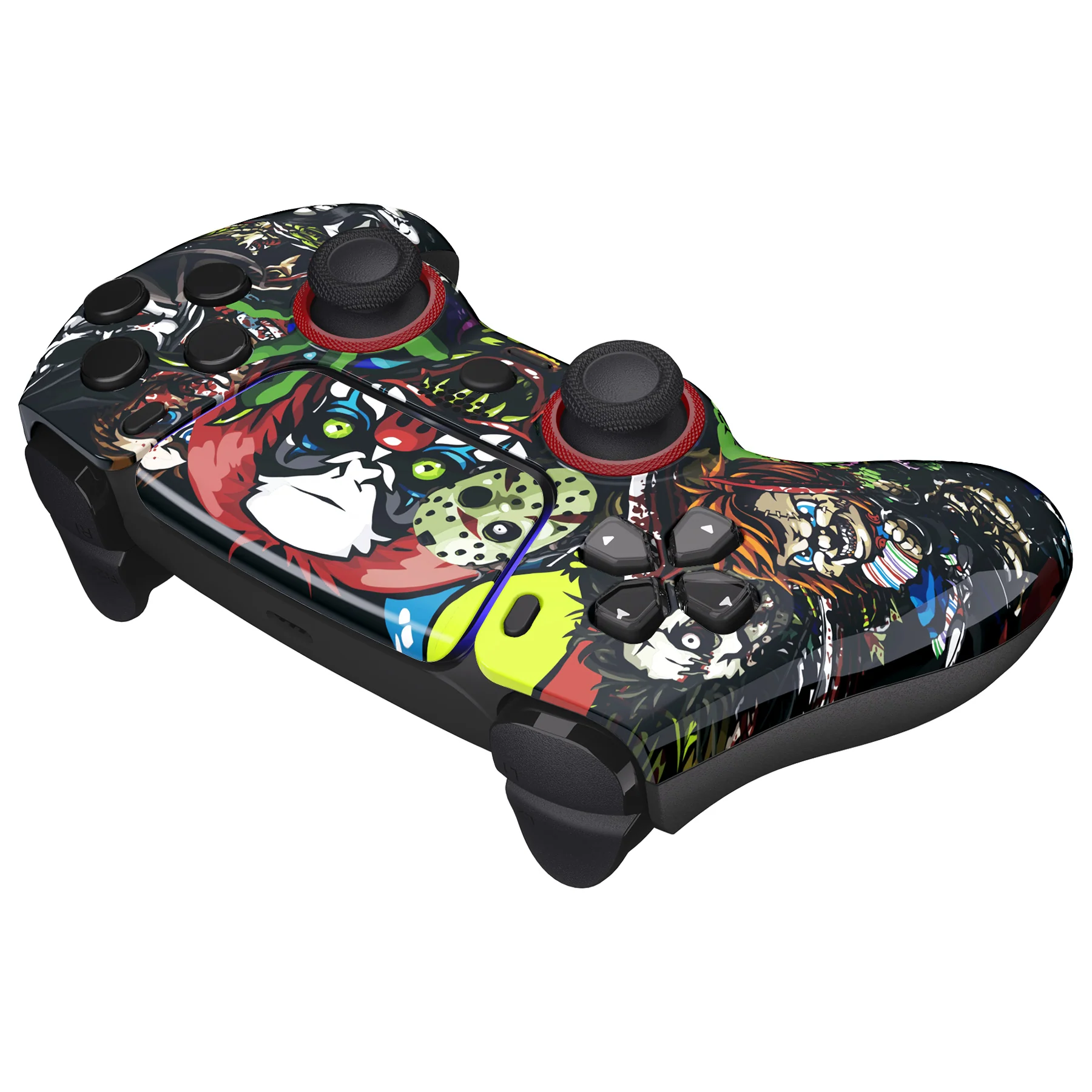 eXtremeRate LUNA Redesigned Replacement Front Shell with Touchpad Compatible with PS5 Controller BDM-010/020/030/040/050/060 - Scary Party - Image 7