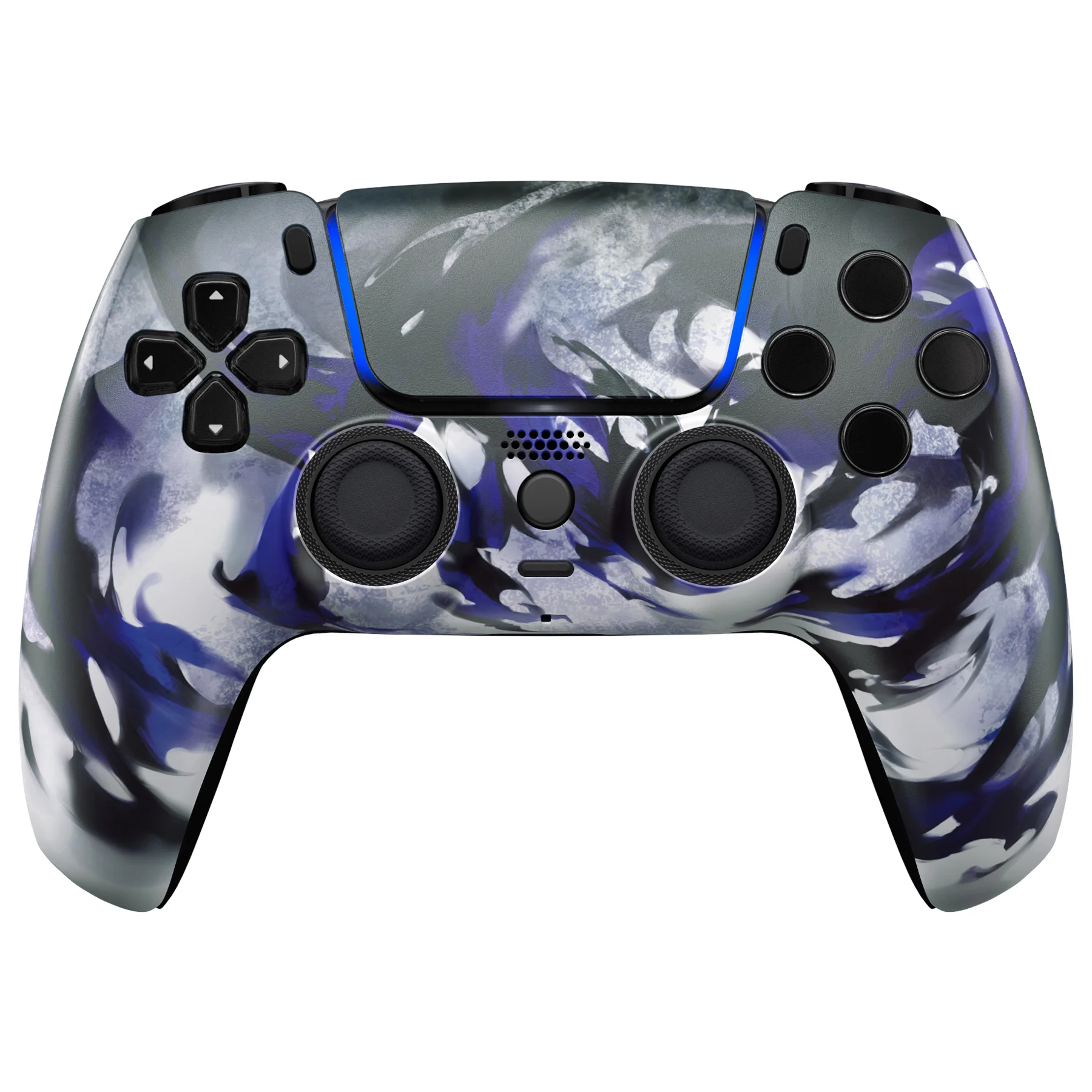 eXtremeRate LUNA Redesigned Replacement Front Shell with Touchpad Compatible with PS5 Controller BDM-010/020/030/040/050/060 - Shadow Magic - Image 2