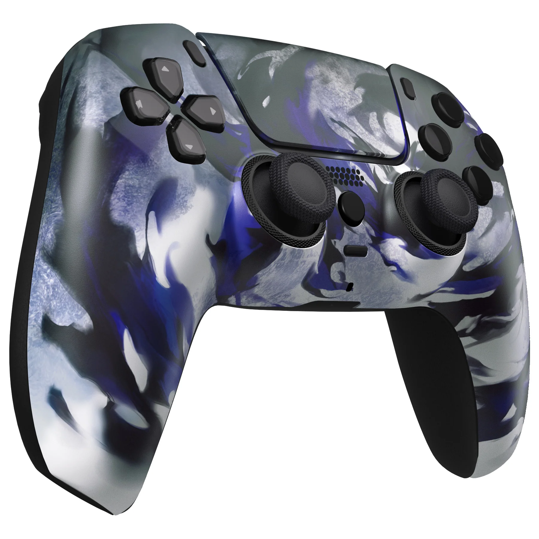 eXtremeRate LUNA Redesigned Replacement Front Shell with Touchpad Compatible with PS5 Controller BDM-010/020/030/040/050/060 - Shadow Magic - Image 5