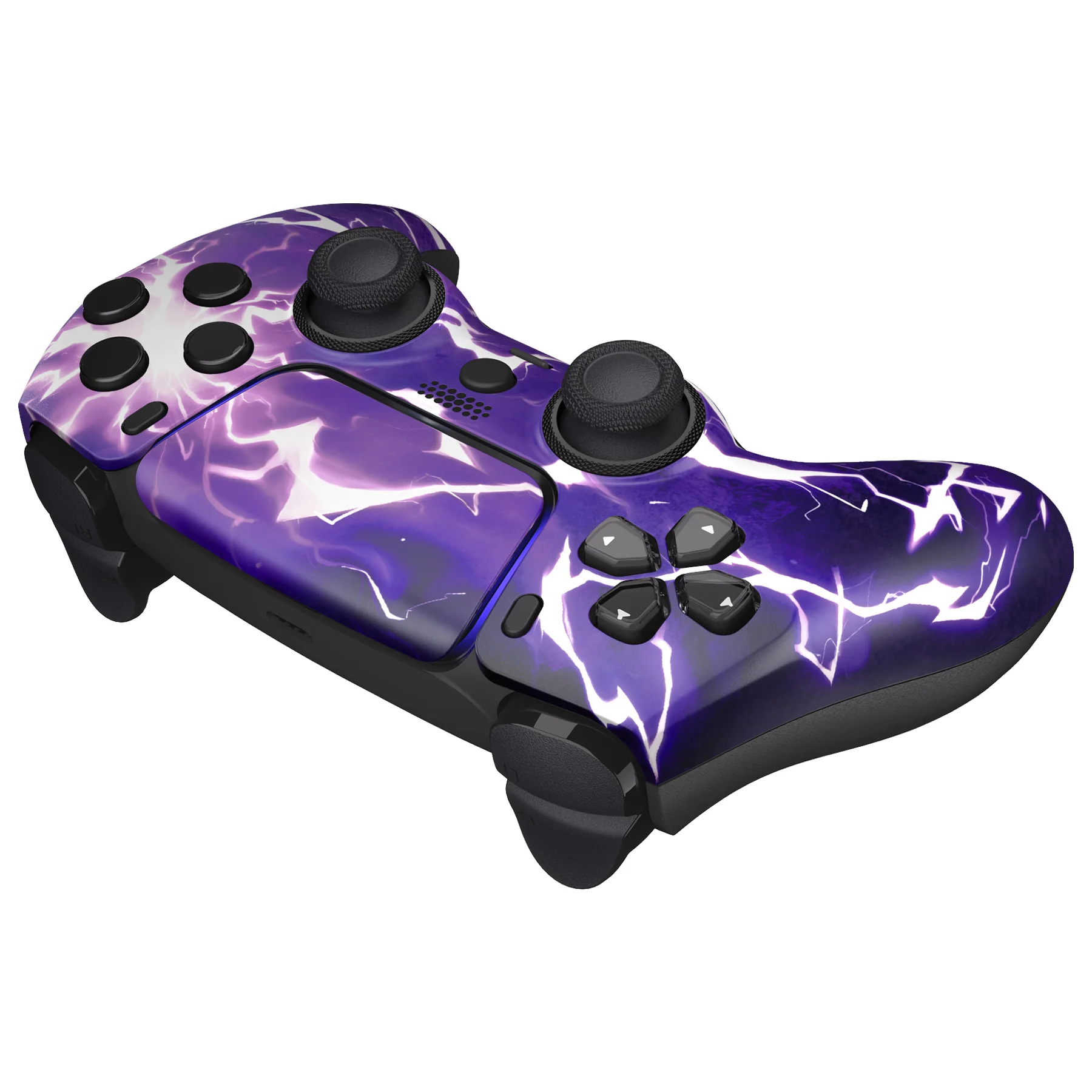 eXtremeRate LUNA Redesigned Replacement Front Shell with Touchpad Compatible with PS5 Controller BDM-010/020/030/040/050/060 - Thunder Magic - Image 7