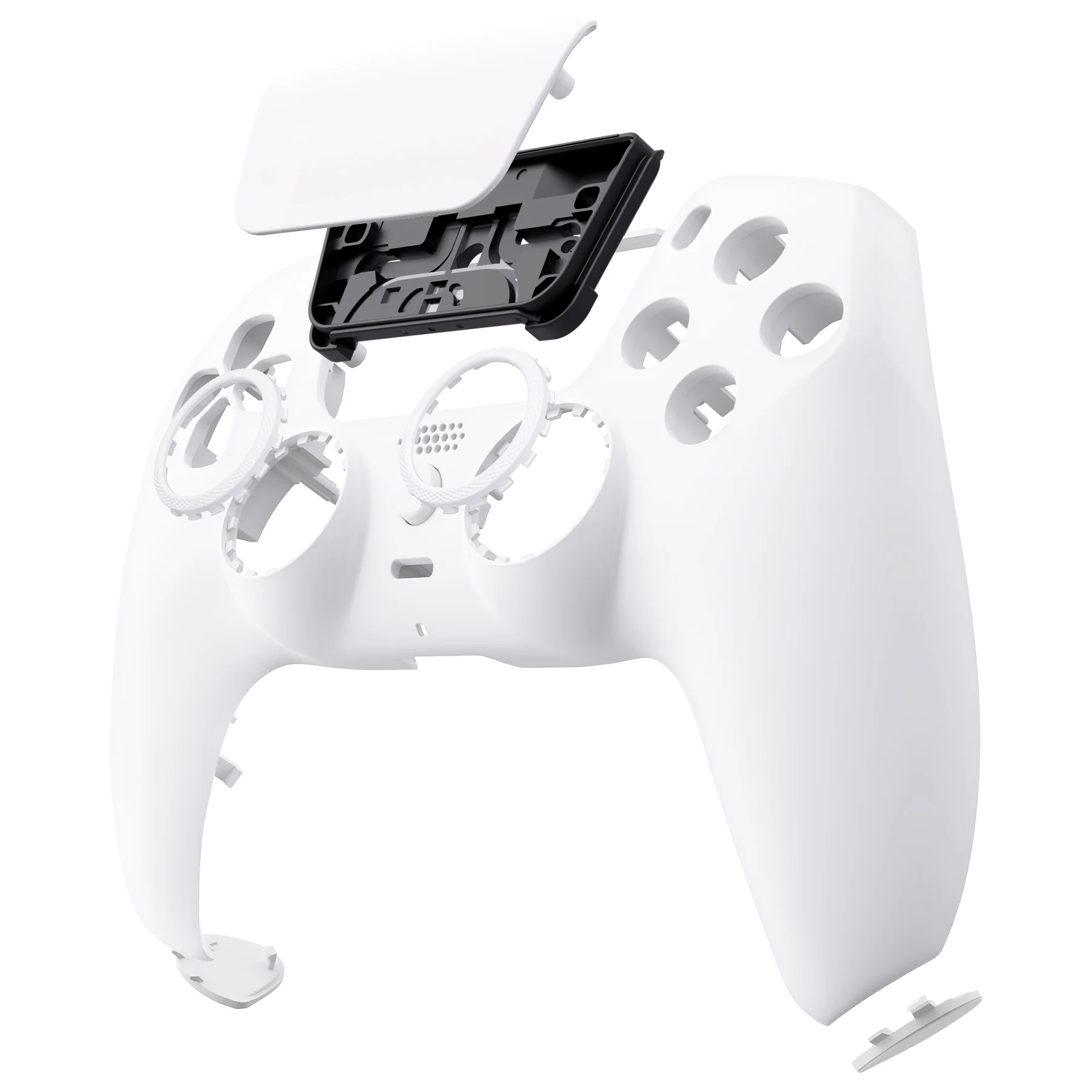 eXtremeRate LUNA Redesigned Replacement Front Shell with Touchpad Compatible with PS5 Controller BDM-010/020/030/040/050 - White - Image 11