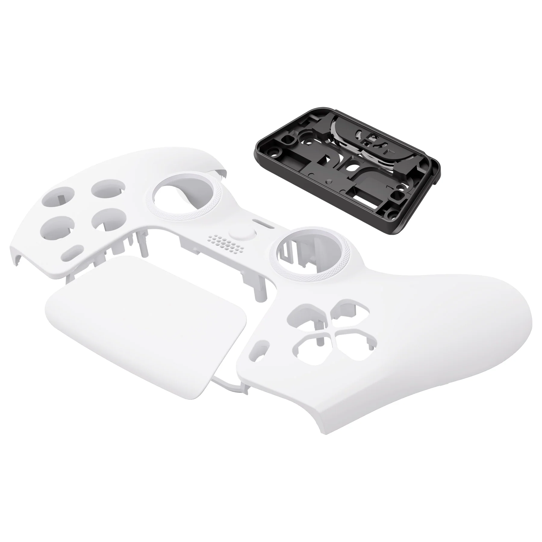 eXtremeRate LUNA Redesigned Replacement Front Shell with Touchpad Compatible with PS5 Controller BDM-010/020/030/040/050 - White - Image 12