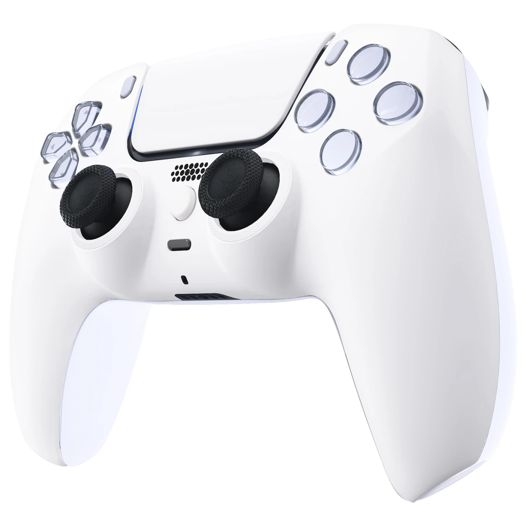 eXtremeRate LUNA Redesigned Replacement Front Shell with Touchpad Compatible with PS5 Controller BDM-010/020/030/040/050 - White - Image 5