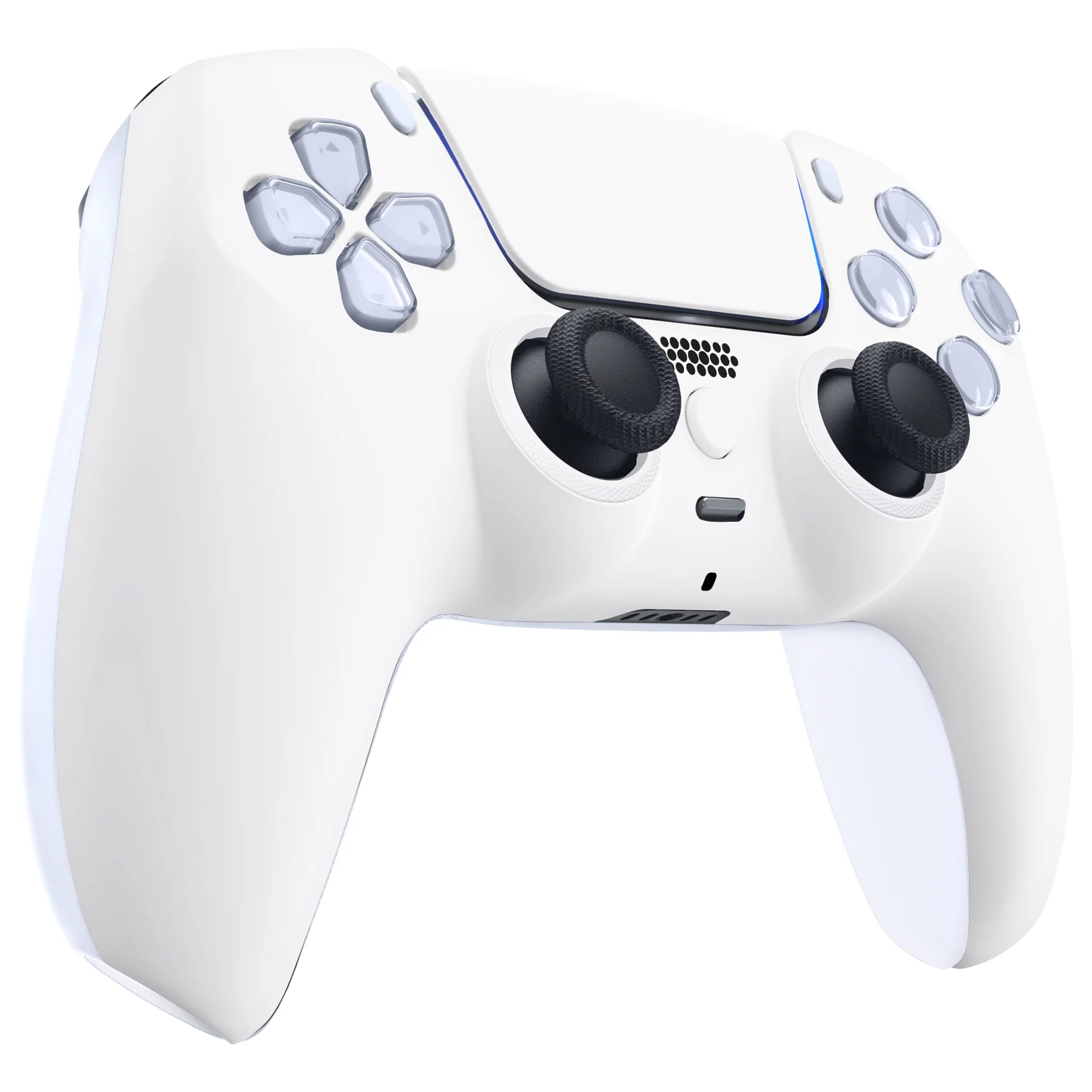 eXtremeRate LUNA Redesigned Replacement Front Shell with Touchpad Compatible with PS5 Controller BDM-010/020/030/040/050 - White - Image 6