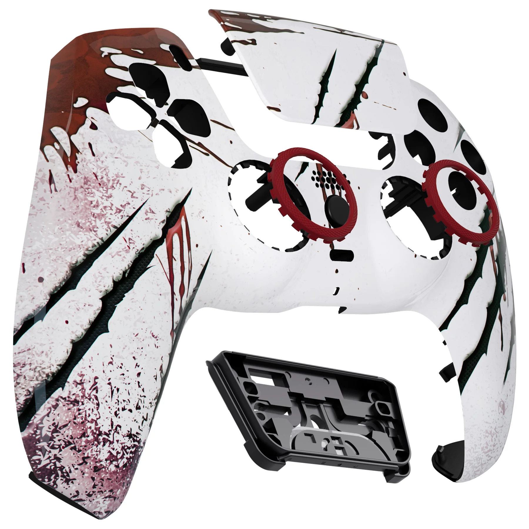 eXtremeRate LUNA Redesigned Replacement Front Shell with Touchpad Compatible with PS5 Controller BDM-010/020/030/040/050/060 - Wild Attack - Image 10