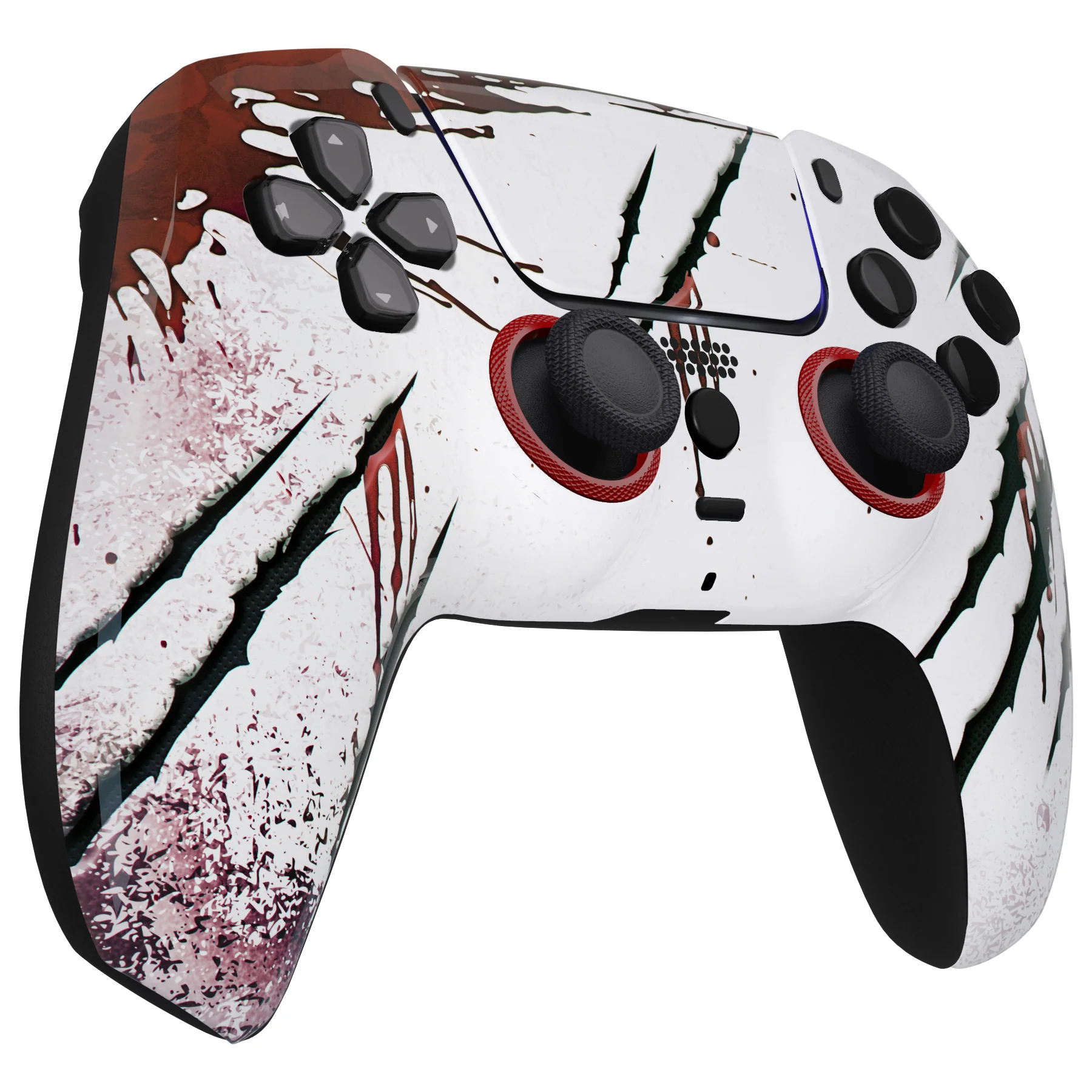 eXtremeRate LUNA Redesigned Replacement Front Shell with Touchpad Compatible with PS5 Controller BDM-010/020/030/040/050/060 - Wild Attack - Image 6
