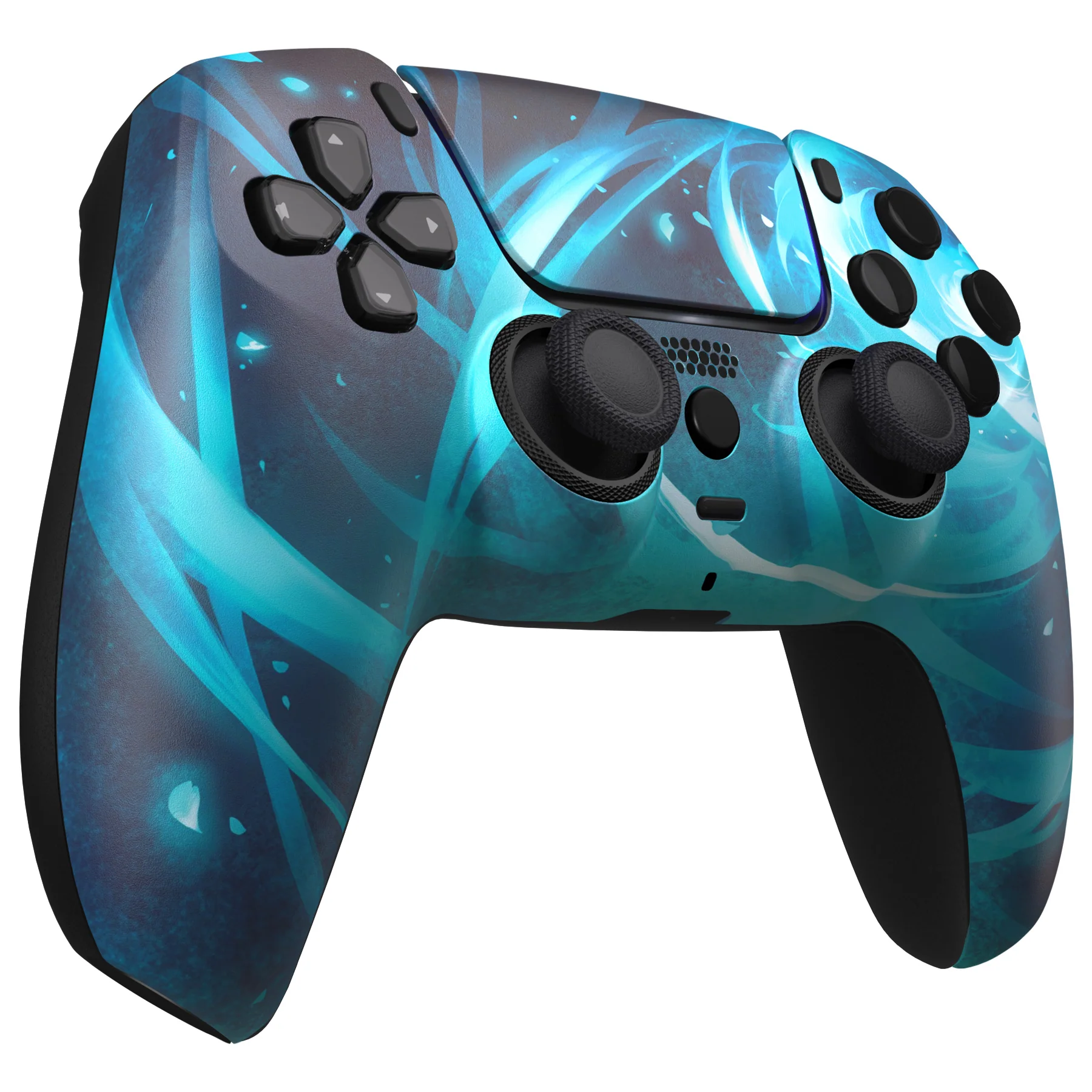 eXtremeRate LUNA Redesigned Replacement Front Shell with Touchpad Compatible with PS5 Controller BDM-010/020/030/040/050 - Aero Slash Magic - Image 5