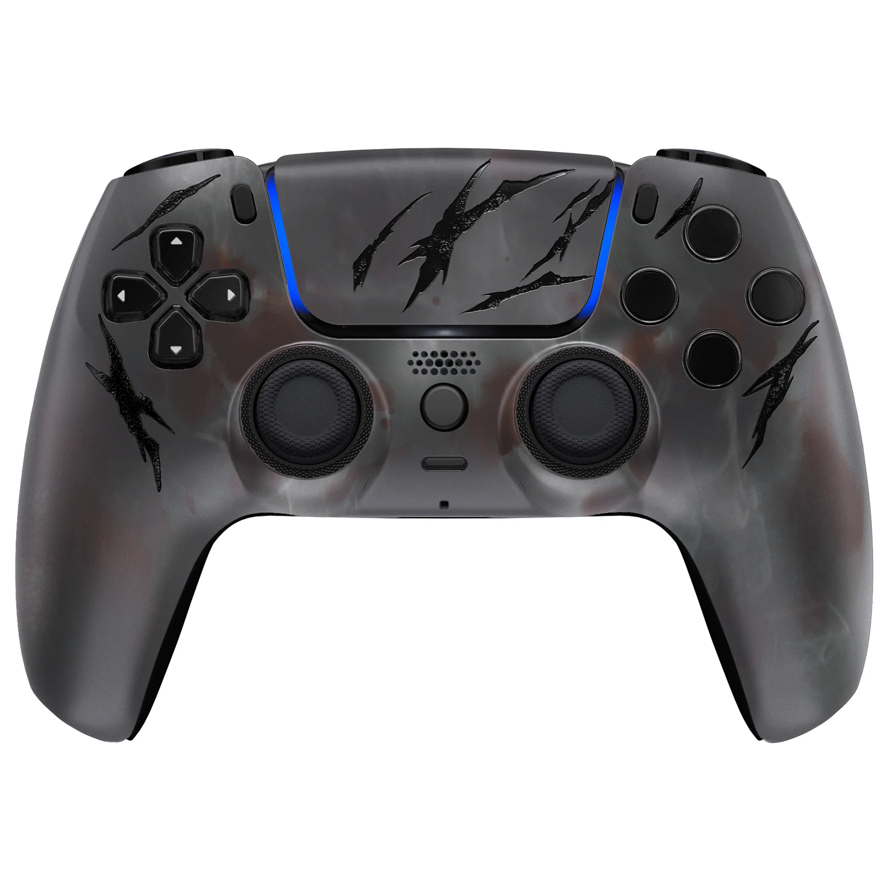 eXtremeRate LUNA Redesigned Replacement Front Shell with Touchpad Compatible with PS5 Controller BDM-010/020/030/040/050 - Blood Mist - Image 2