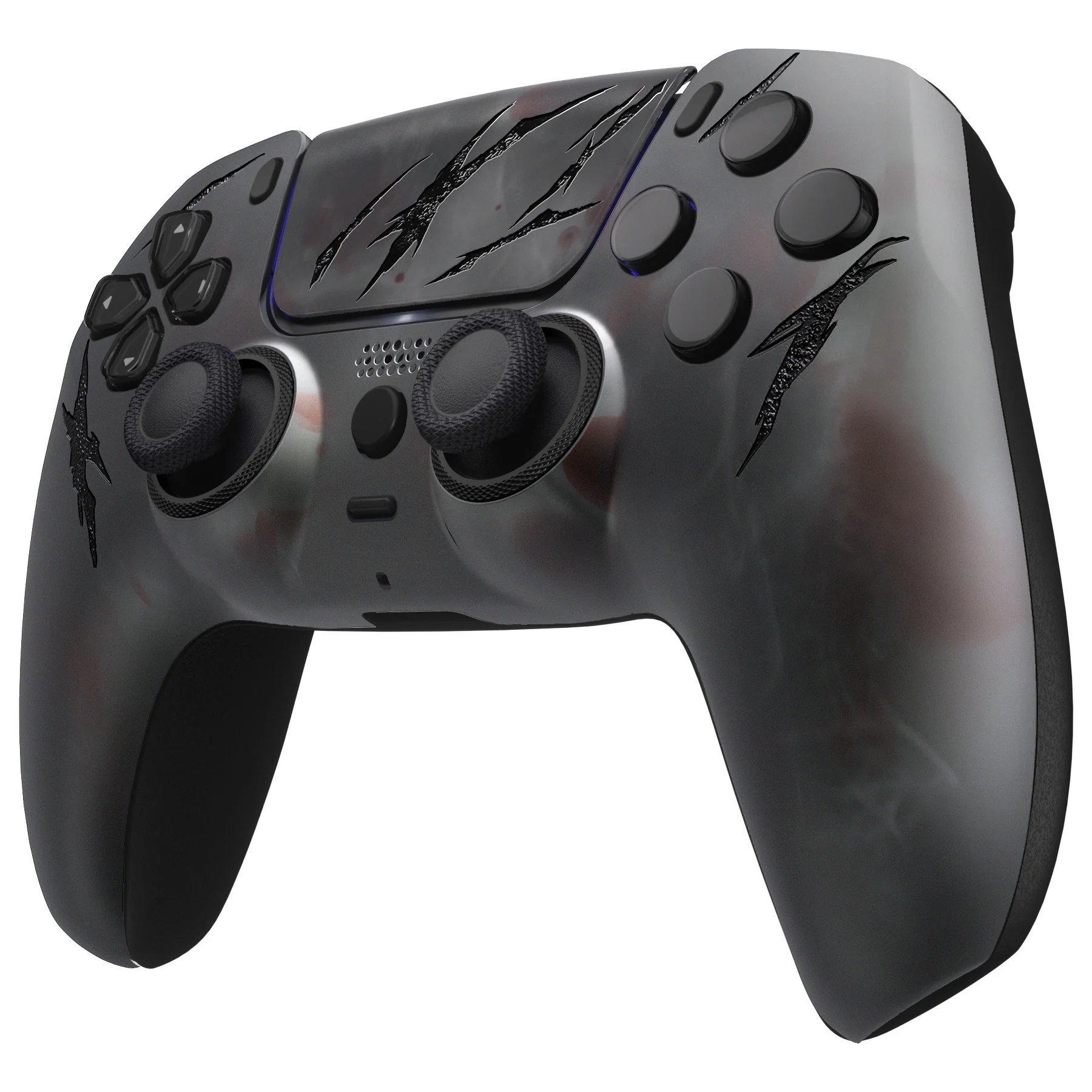 eXtremeRate LUNA Redesigned Replacement Front Shell with Touchpad Compatible with PS5 Controller BDM-010/020/030/040/050 - Blood Mist - Image 5