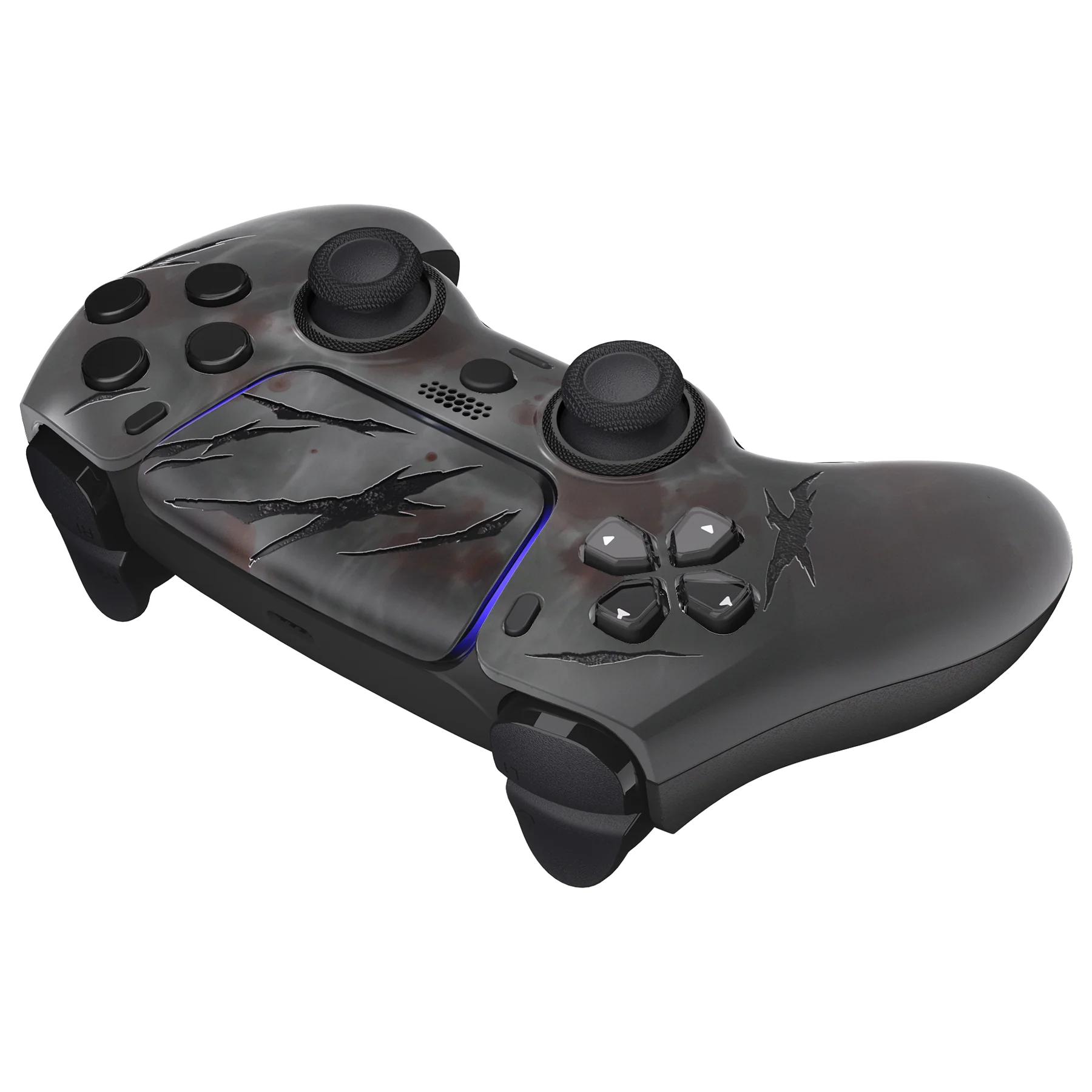 eXtremeRate LUNA Redesigned Replacement Front Shell with Touchpad Compatible with PS5 Controller BDM-010/020/030/040/050 - Blood Mist - Image 7