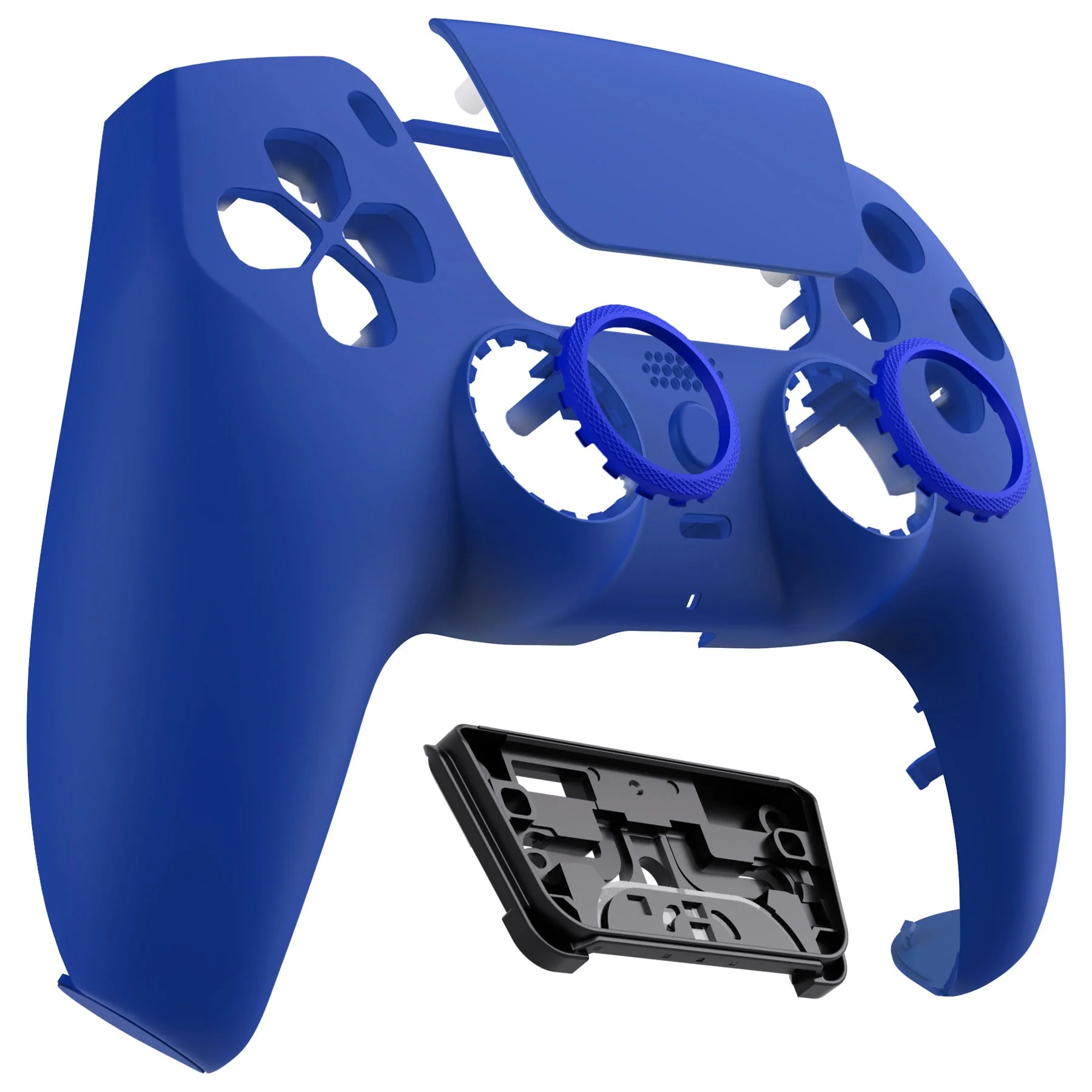 eXtremeRate LUNA Redesigned Replacement Front Shell with Touchpad Compatible with PS5 Controller BDM-010/020/030/040/050 - Blue - Image 10