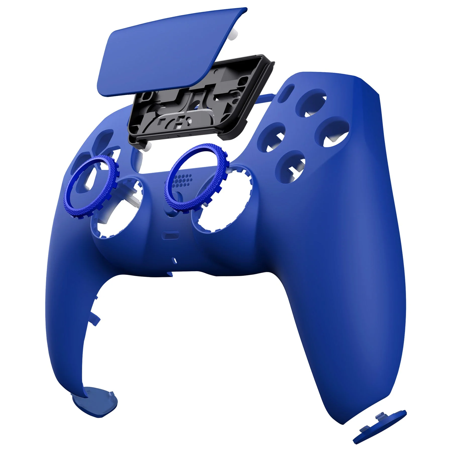 eXtremeRate LUNA Redesigned Replacement Front Shell with Touchpad Compatible with PS5 Controller BDM-010/020/030/040/050 - Blue - Image 11