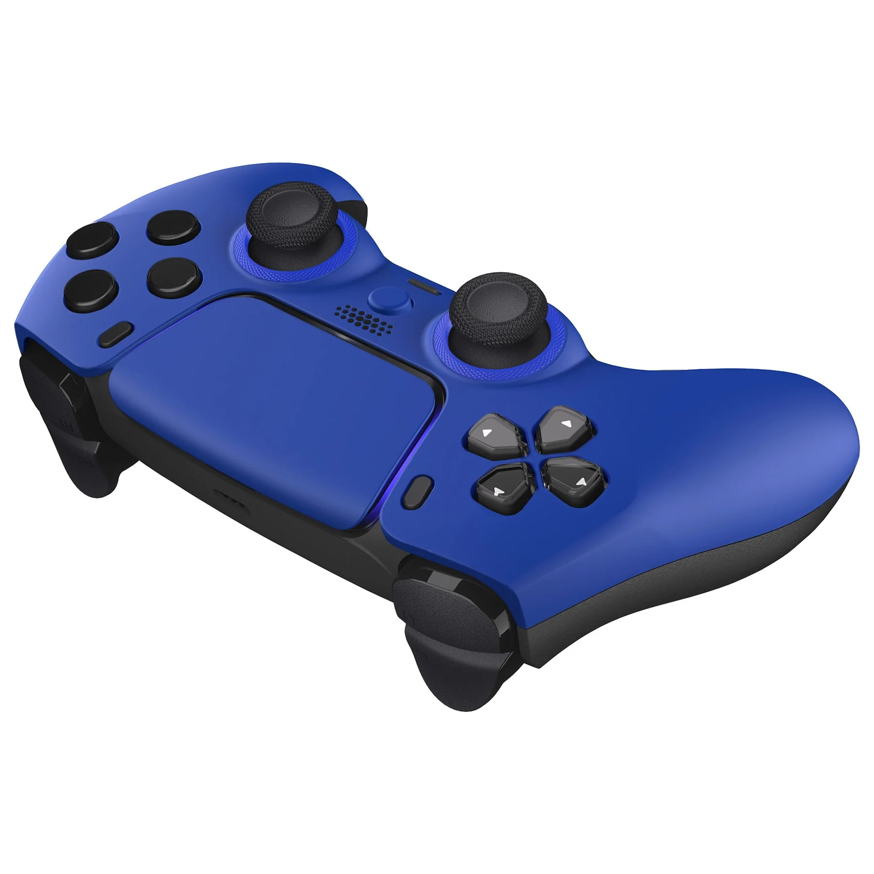 eXtremeRate LUNA Redesigned Replacement Front Shell with Touchpad Compatible with PS5 Controller BDM-010/020/030/040/050 - Blue - Image 7