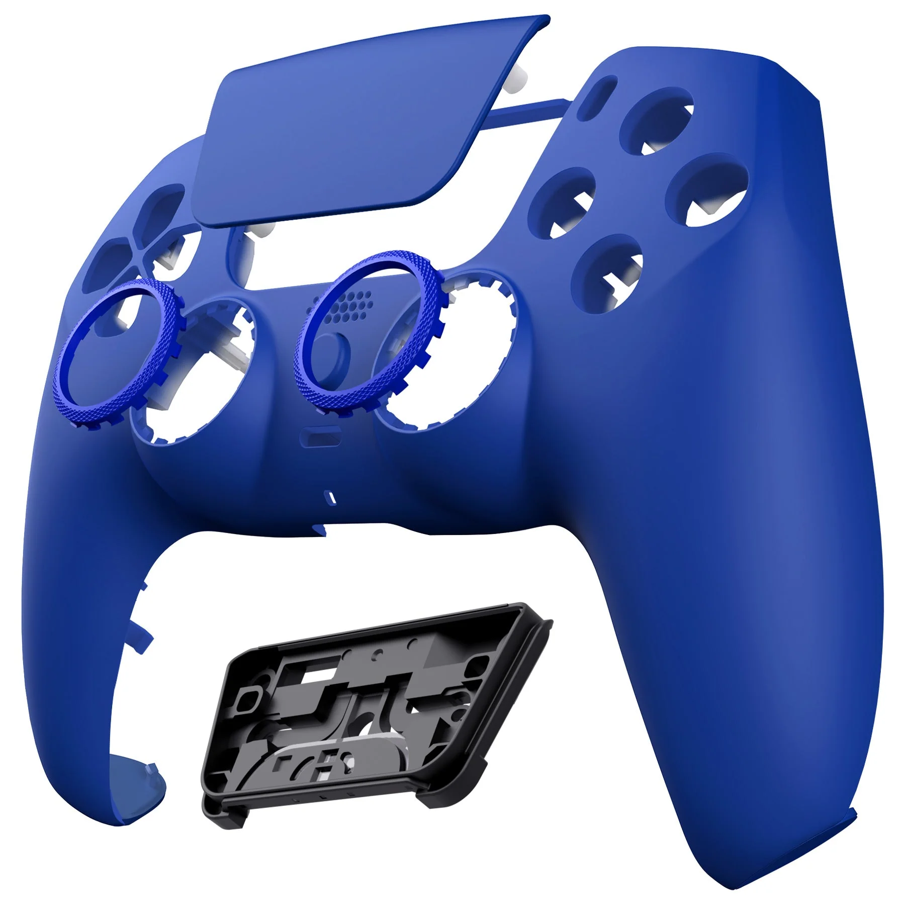 eXtremeRate LUNA Redesigned Replacement Front Shell with Touchpad Compatible with PS5 Controller BDM-010/020/030/040/050 - Blue - Image 9