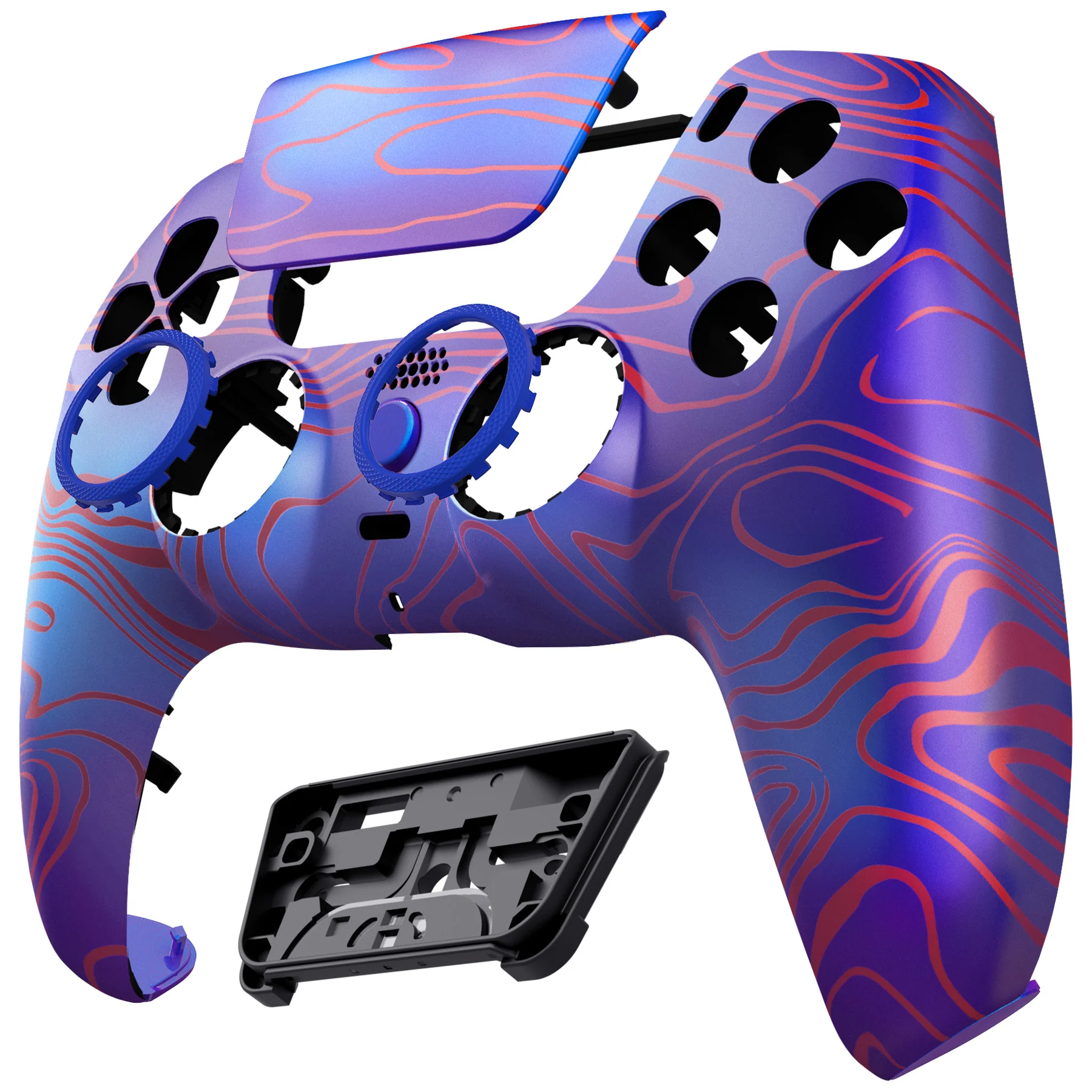eXtremeRate LUNA Redesigned Replacement Front Shell with Touchpad Compatible with PS5 Controller BDM-010/020/030/040/050 - Damascuscamo - Image 9