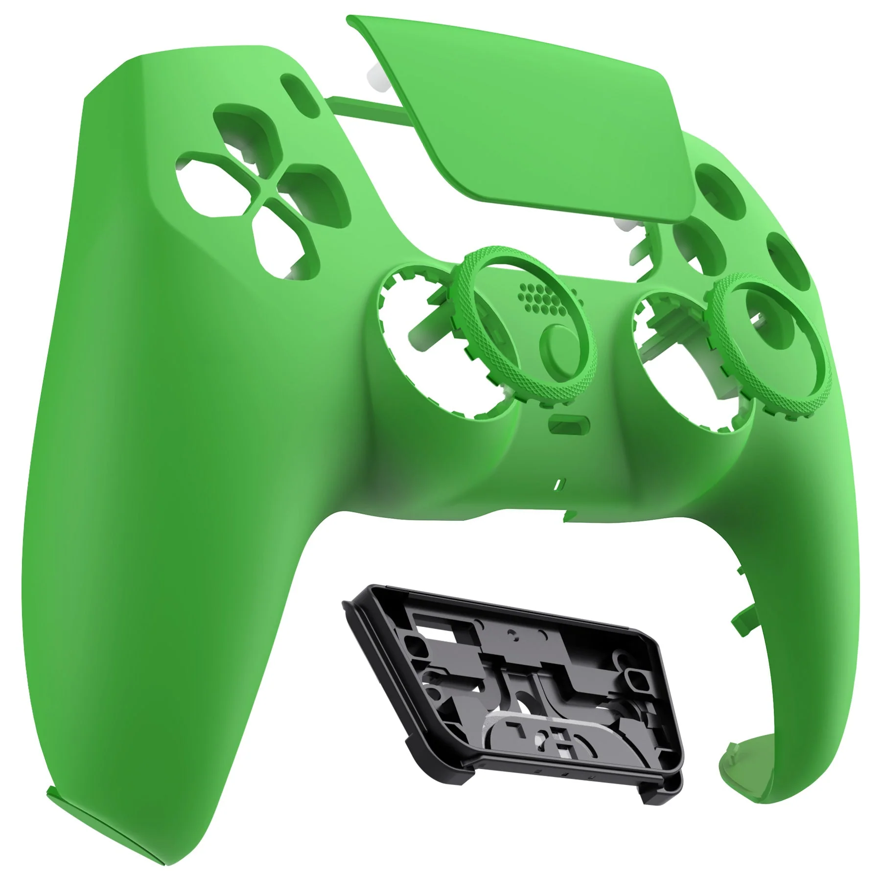 eXtremeRate LUNA Redesigned Replacement Front Shell with Touchpad Compatible with PS5 Controller BDM-010/020/030/040/050 - Green - Image 10