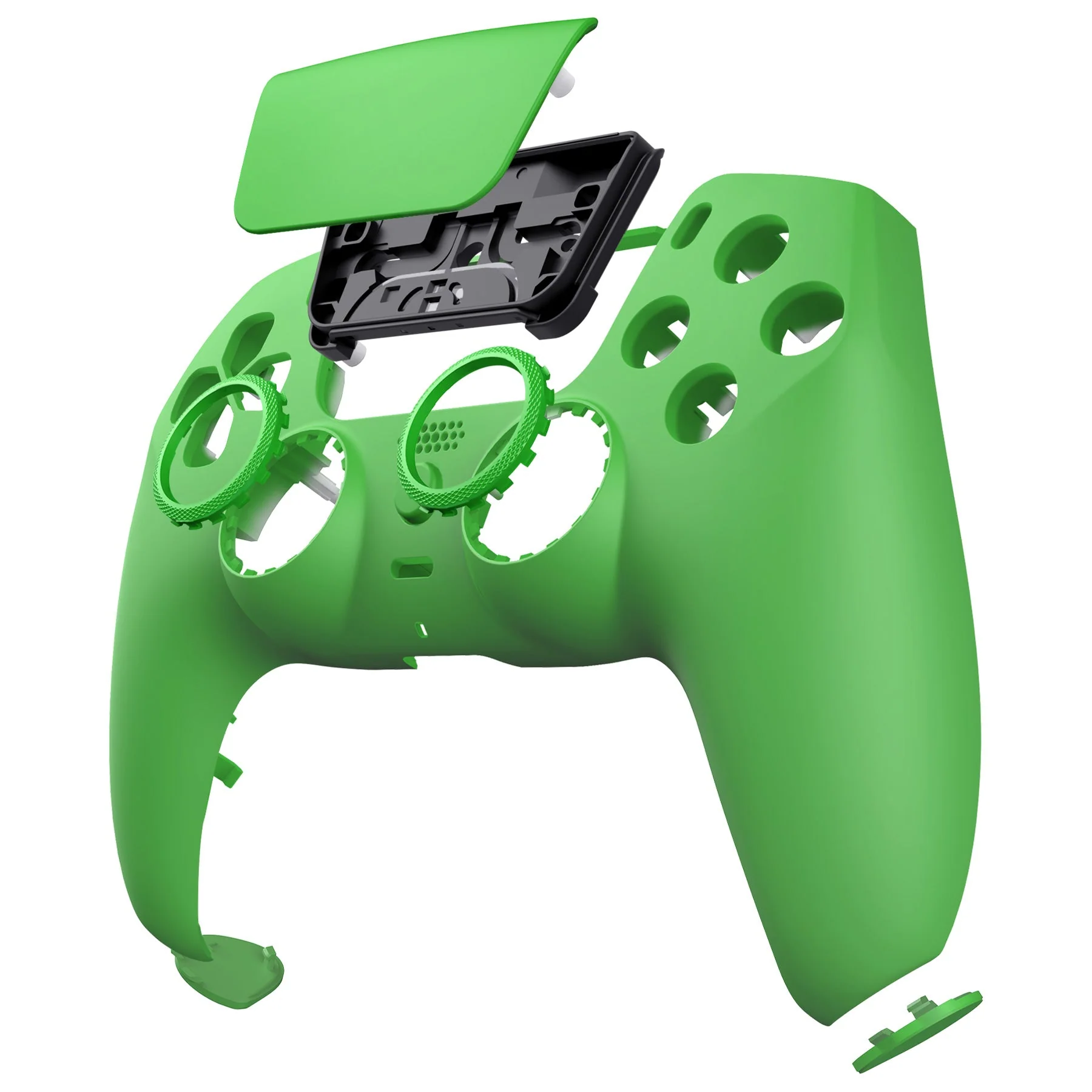 eXtremeRate LUNA Redesigned Replacement Front Shell with Touchpad Compatible with PS5 Controller BDM-010/020/030/040/050 - Green - Image 11