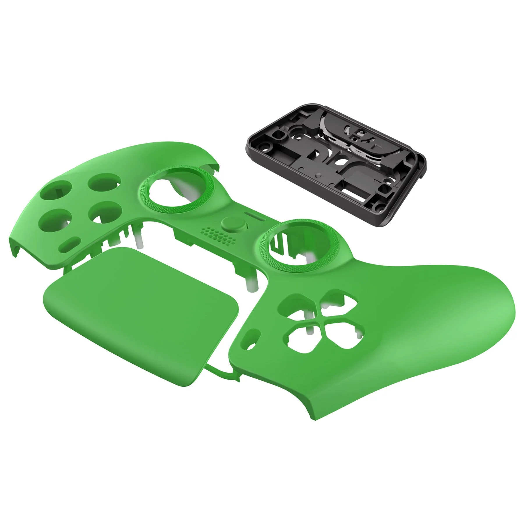 eXtremeRate LUNA Redesigned Replacement Front Shell with Touchpad Compatible with PS5 Controller BDM-010/020/030/040/050 - Green - Image 12