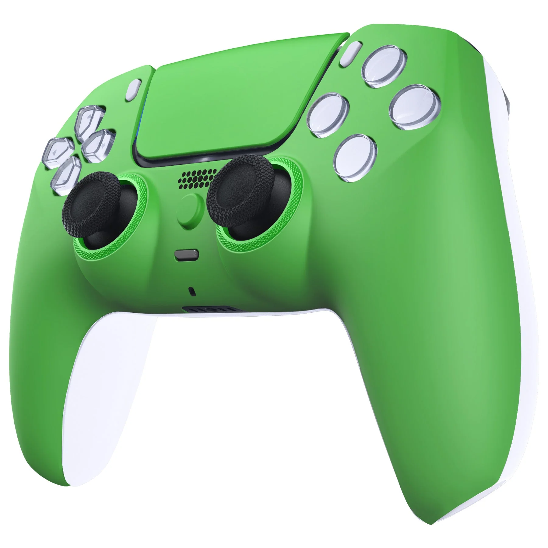 eXtremeRate LUNA Redesigned Replacement Front Shell with Touchpad Compatible with PS5 Controller BDM-010/020/030/040/050 - Green - Image 5