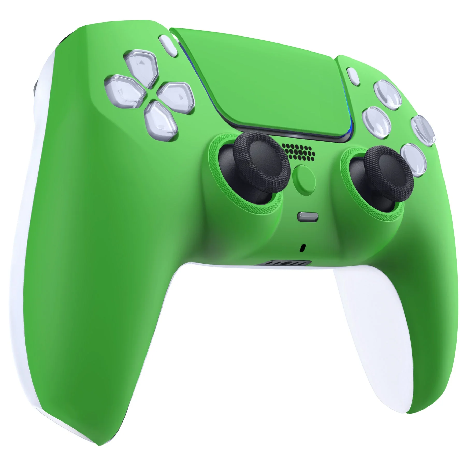 eXtremeRate LUNA Redesigned Replacement Front Shell with Touchpad Compatible with PS5 Controller BDM-010/020/030/040/050 - Green - Image 6