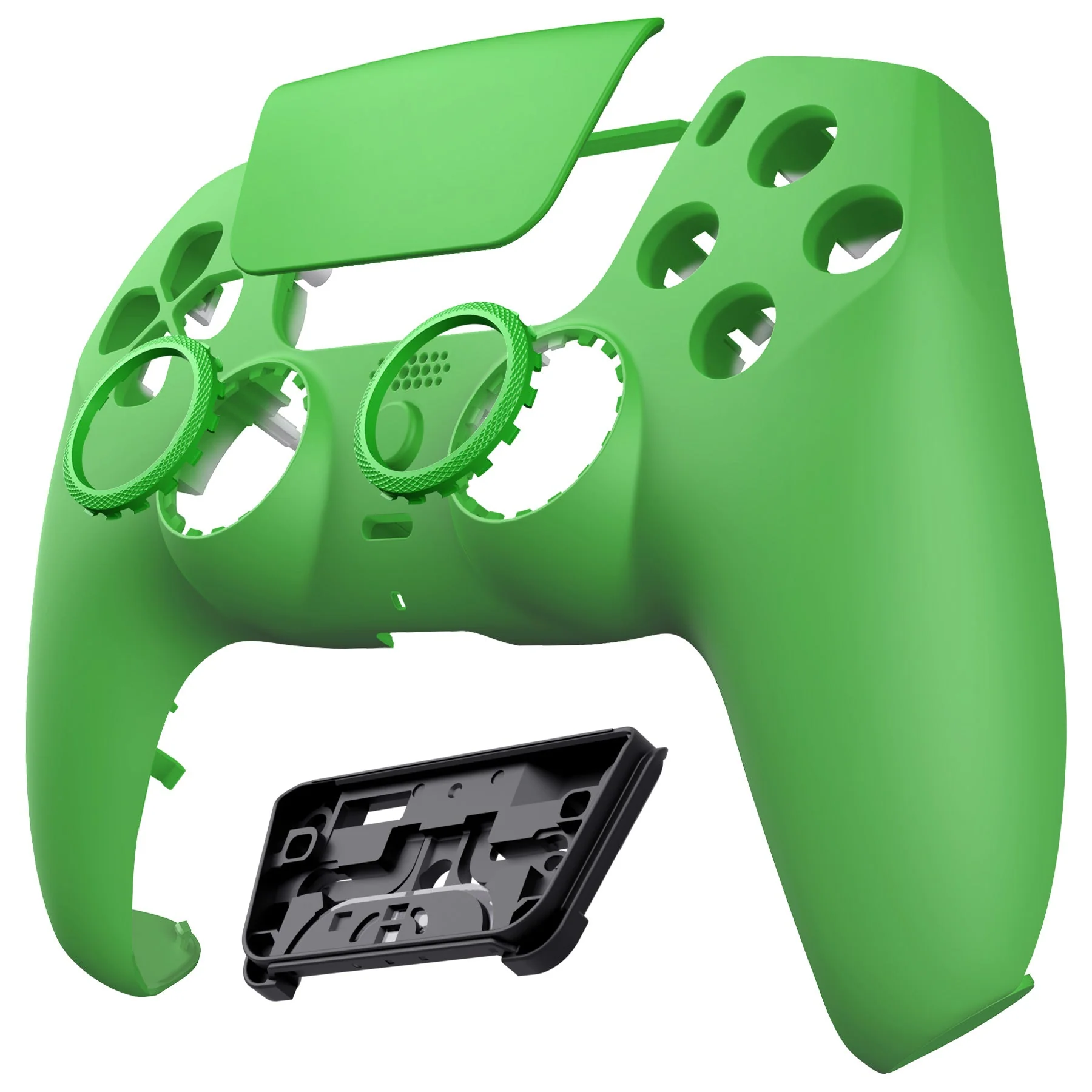 eXtremeRate LUNA Redesigned Replacement Front Shell with Touchpad Compatible with PS5 Controller BDM-010/020/030/040/050 - Green - Image 9