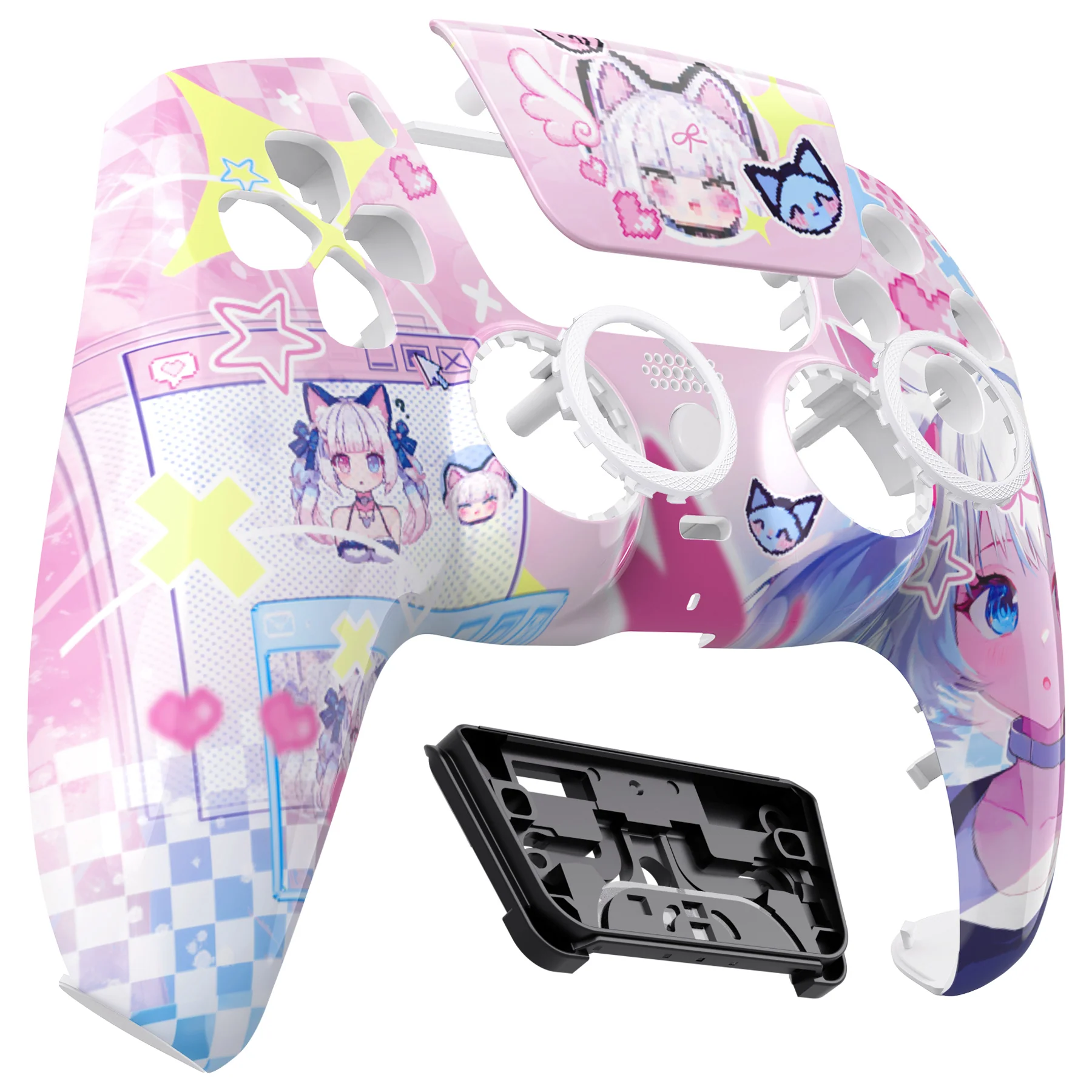 eXtremeRate LUNA Redesigned Replacement Front Shell with Touchpad Compatible with PS5 Controller BDM-010/020/030/040/050 - MeWoow - Image 10