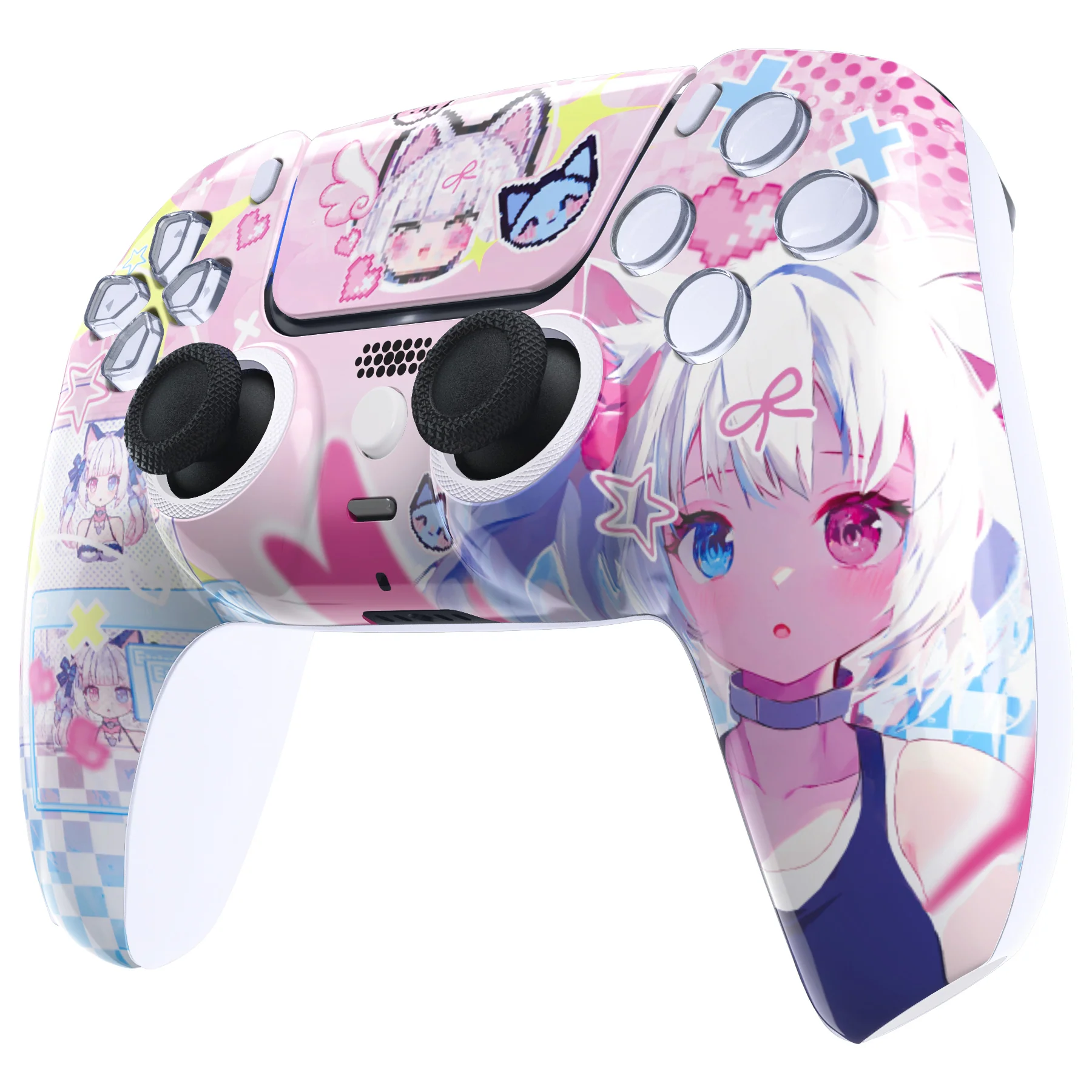 eXtremeRate LUNA Redesigned Replacement Front Shell with Touchpad Compatible with PS5 Controller BDM-010/020/030/040/050 - MeWoow - Image 5