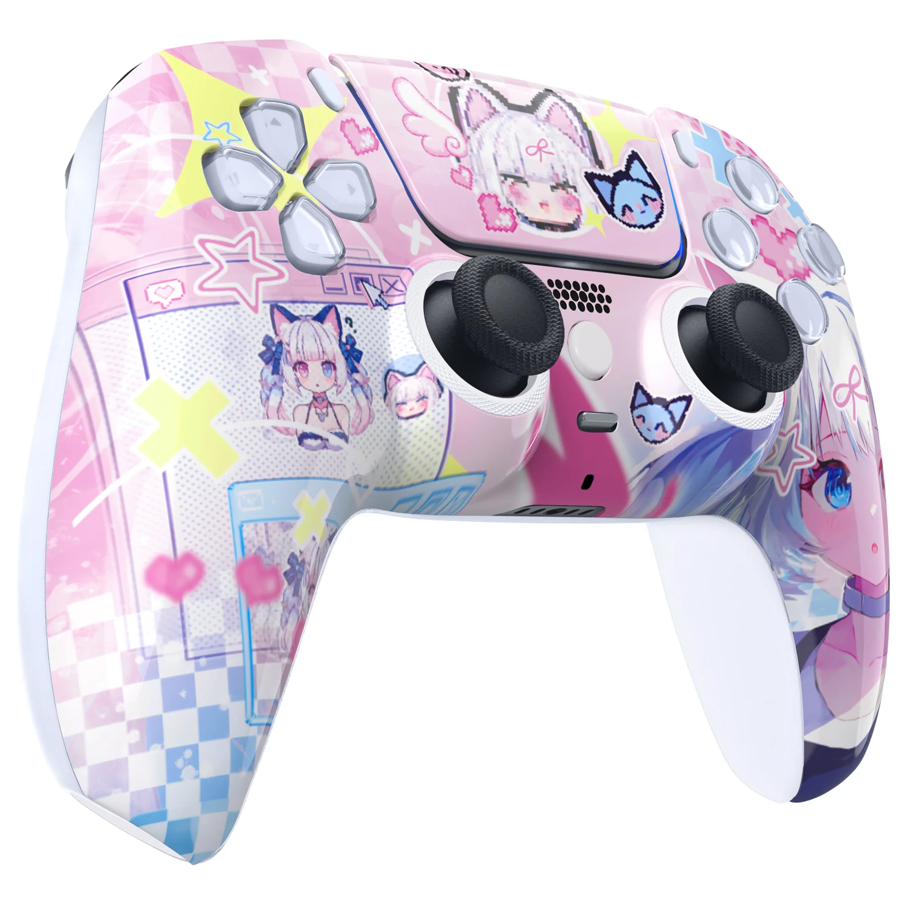 eXtremeRate LUNA Redesigned Replacement Front Shell with Touchpad Compatible with PS5 Controller BDM-010/020/030/040/050 - MeWoow - Image 6
