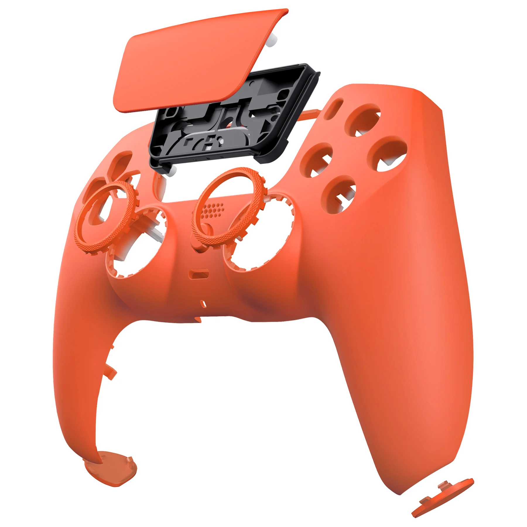 eXtremeRate LUNA Redesigned Replacement Front Shell with Touchpad Compatible with PS5 Controller BDM-010/020/030/040/050 - Orange - Image 11