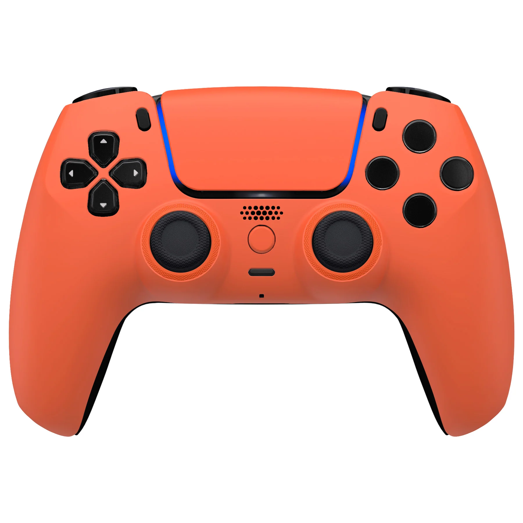 eXtremeRate LUNA Redesigned Replacement Front Shell with Touchpad Compatible with PS5 Controller BDM-010/020/030/040/050 - Orange - Image 2