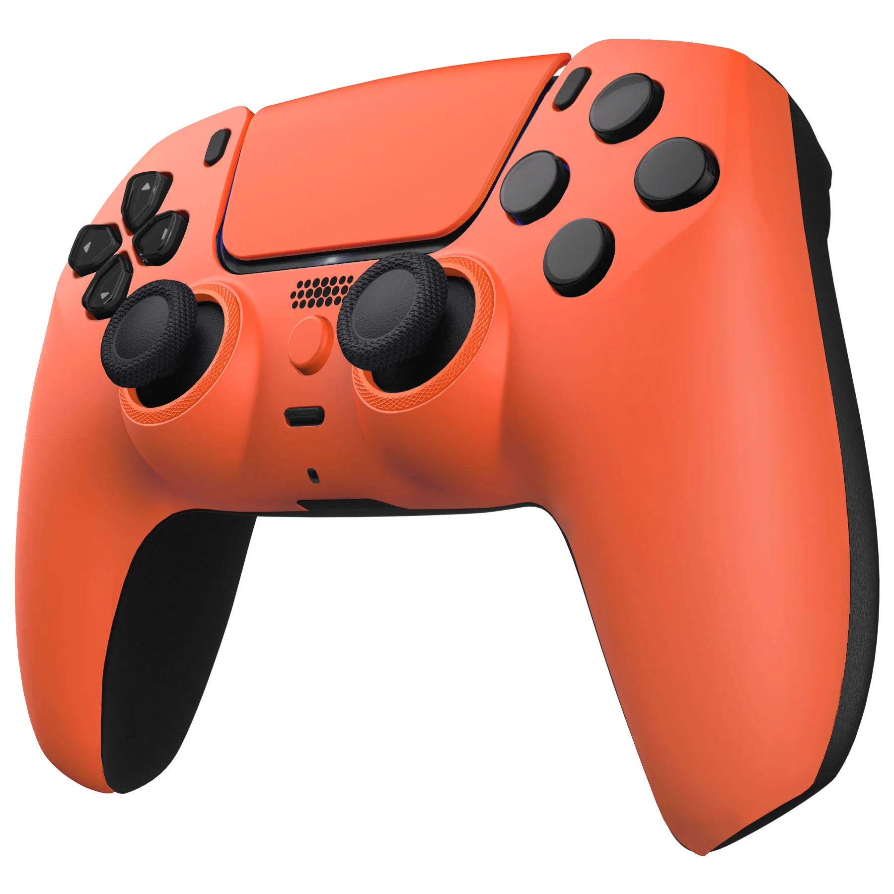 eXtremeRate LUNA Redesigned Replacement Front Shell with Touchpad Compatible with PS5 Controller BDM-010/020/030/040/050 - Orange - Image 5