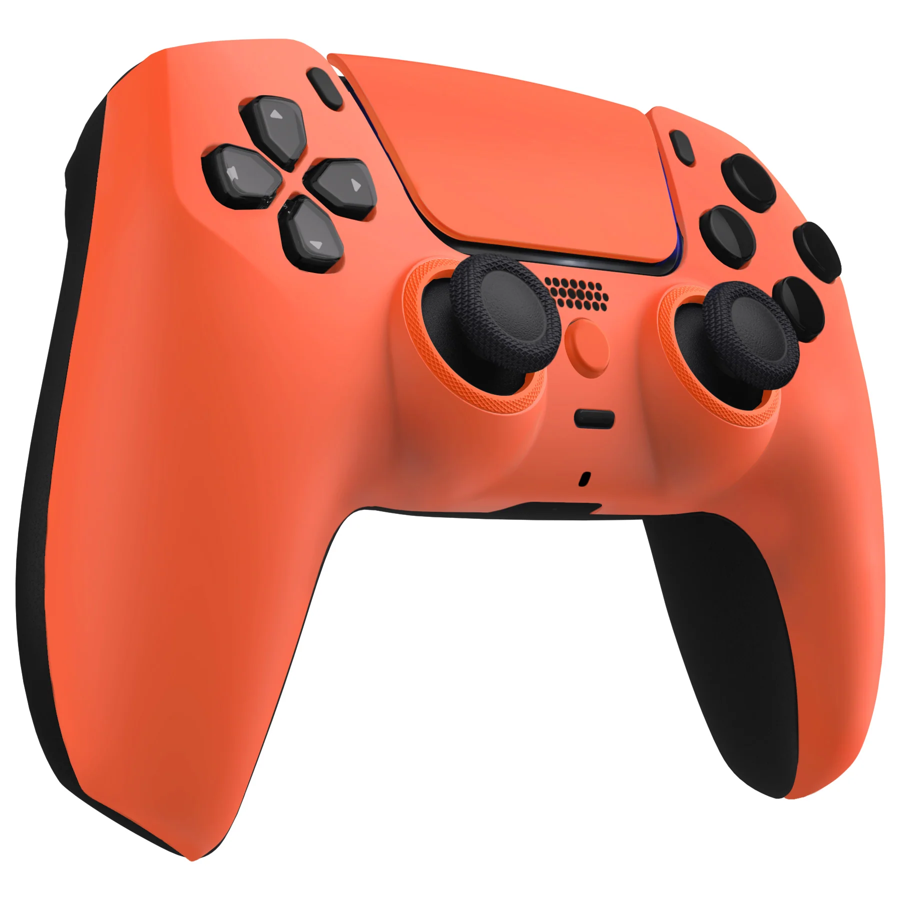 eXtremeRate LUNA Redesigned Replacement Front Shell with Touchpad Compatible with PS5 Controller BDM-010/020/030/040/050 - Orange - Image 6