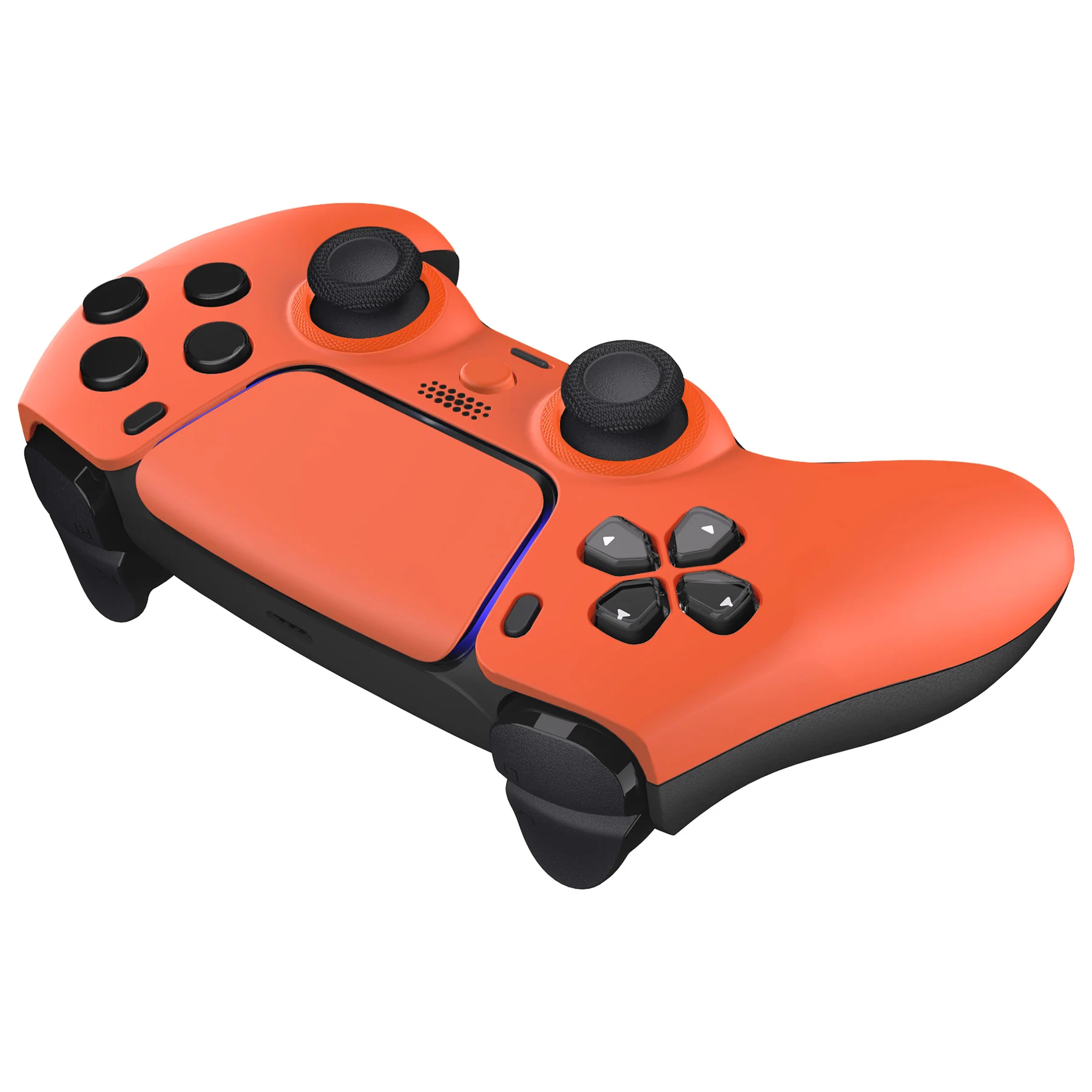 eXtremeRate LUNA Redesigned Replacement Front Shell with Touchpad Compatible with PS5 Controller BDM-010/020/030/040/050 - Orange - Image 7