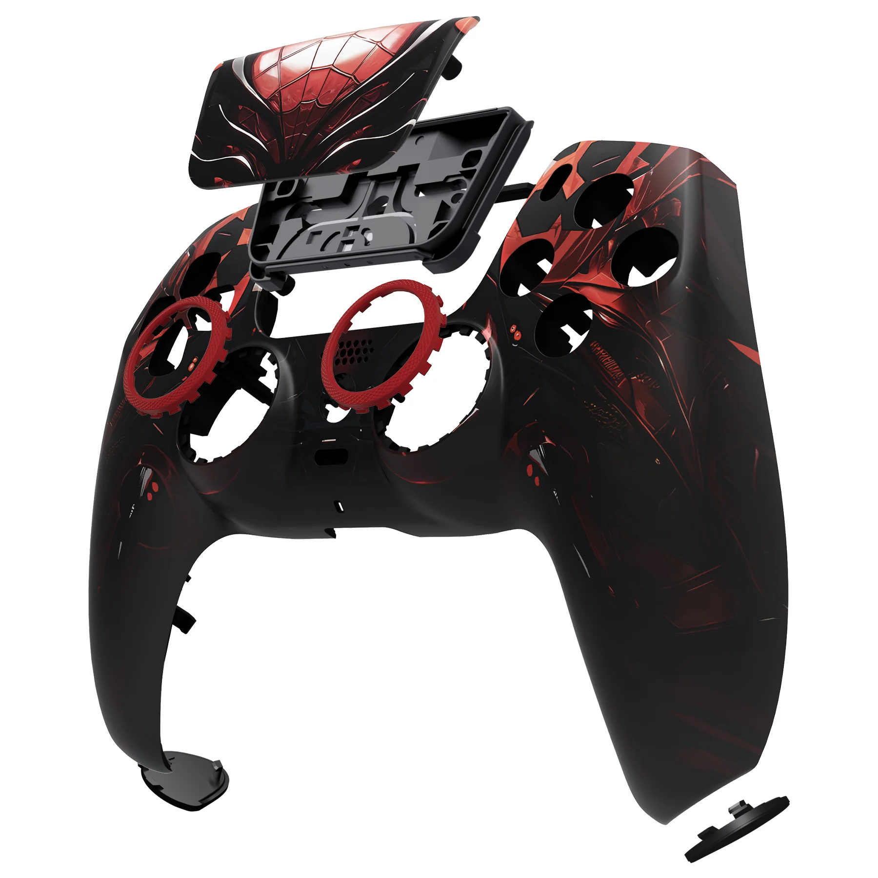 eXtremeRate LUNA Redesigned Replacement Front Shell with Touchpad Compatible with PS5 Controller BDM-010/020/030/040/050 - Spider Armor - Image 11