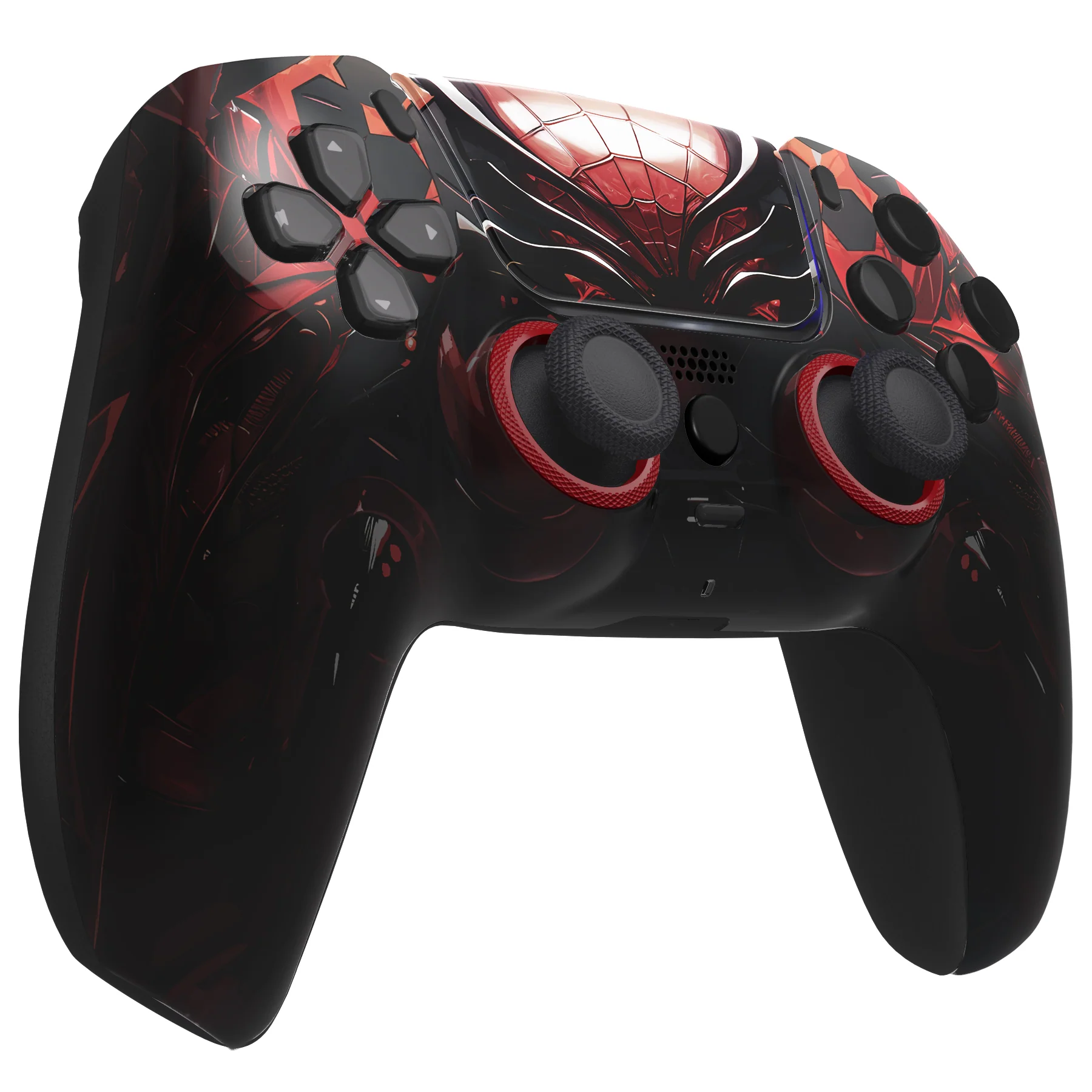 eXtremeRate LUNA Redesigned Replacement Front Shell with Touchpad Compatible with PS5 Controller BDM-010/020/030/040/050 - Spider Armor - Image 6