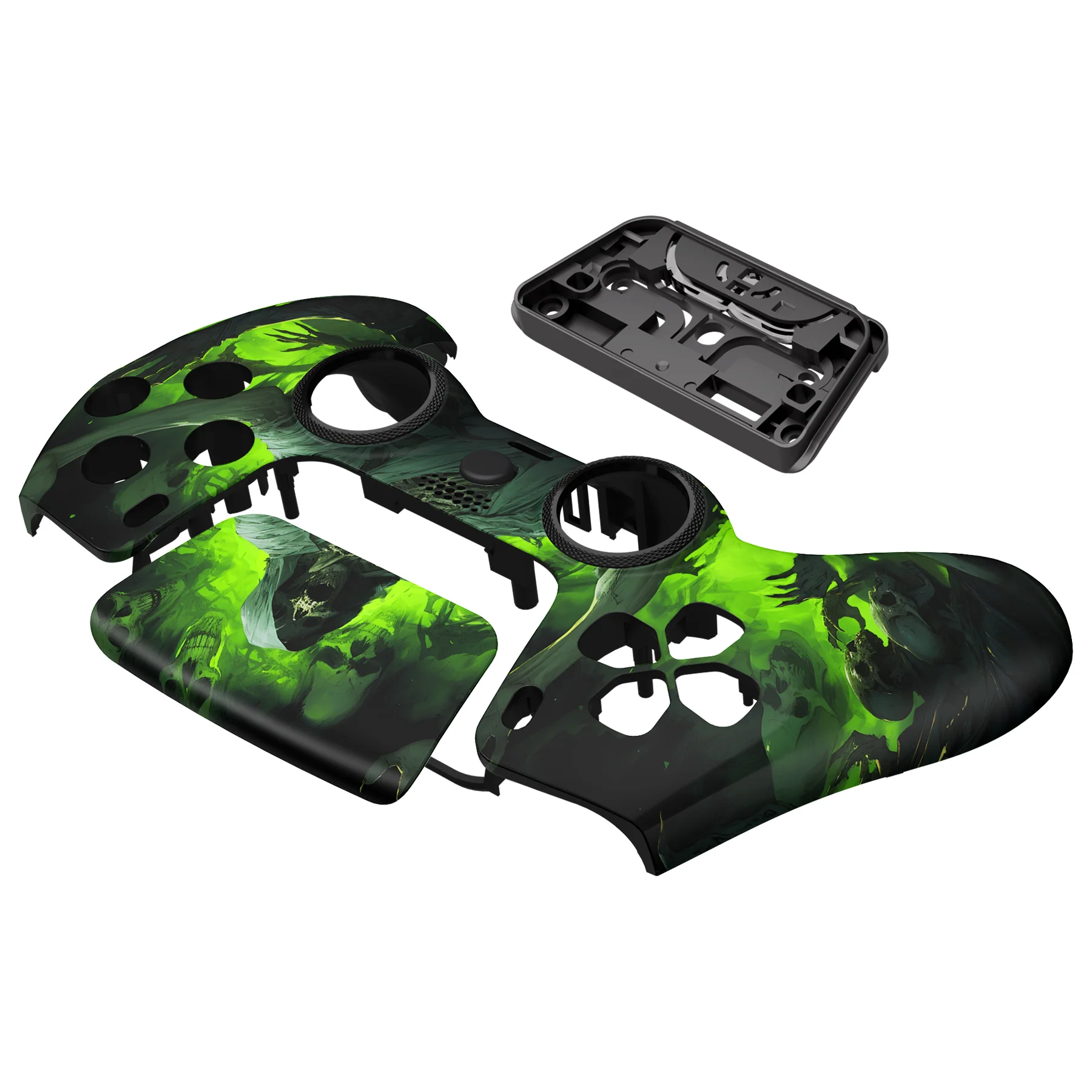 eXtremeRate LUNA Redesigned Replacement Front Shell with Touchpad Compatible with PS5 Controller BDM-010/020/030/040/050 - Dark Carnival - Image 11