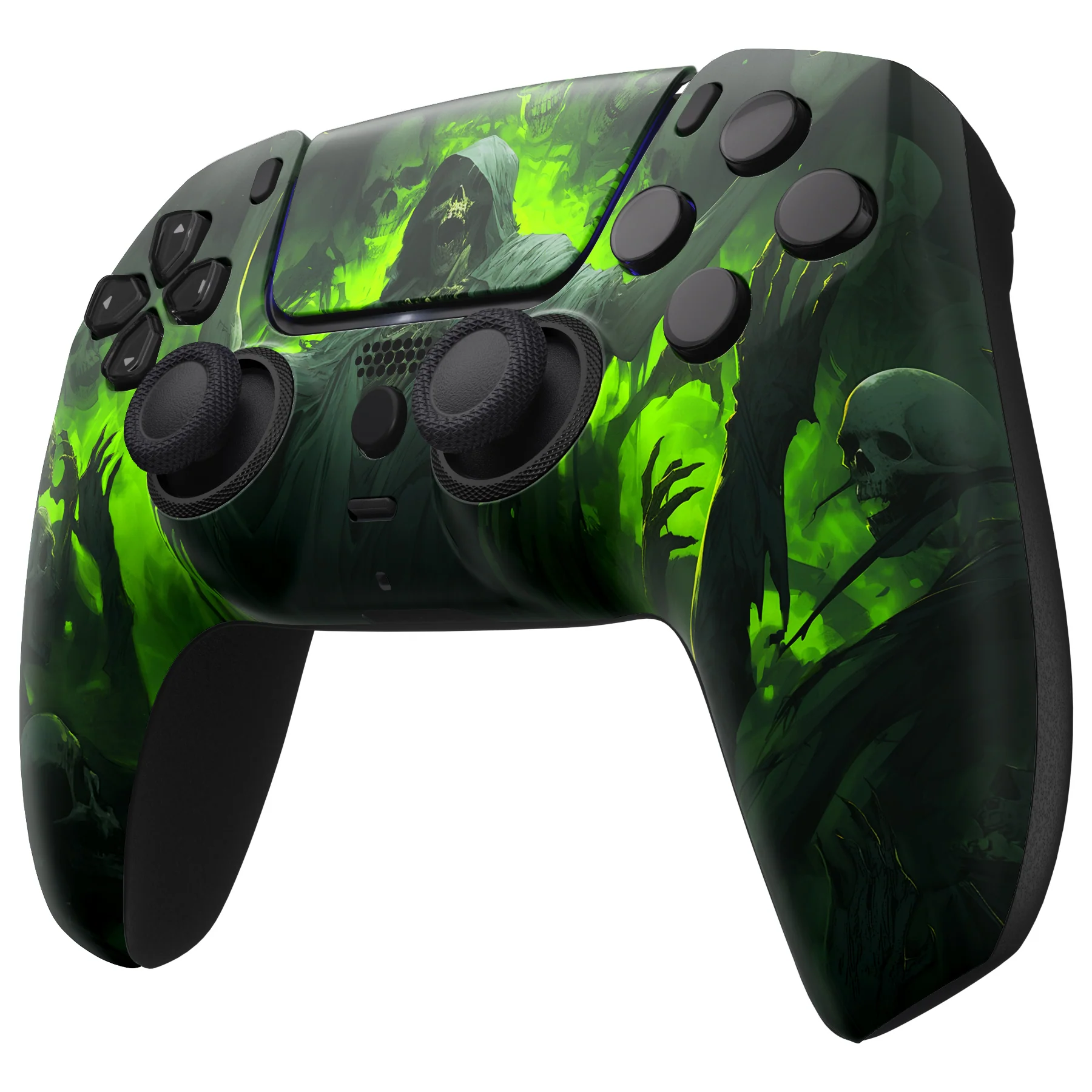 eXtremeRate LUNA Redesigned Replacement Front Shell with Touchpad Compatible with PS5 Controller BDM-010/020/030/040/050 - Dark Carnival - Image 5