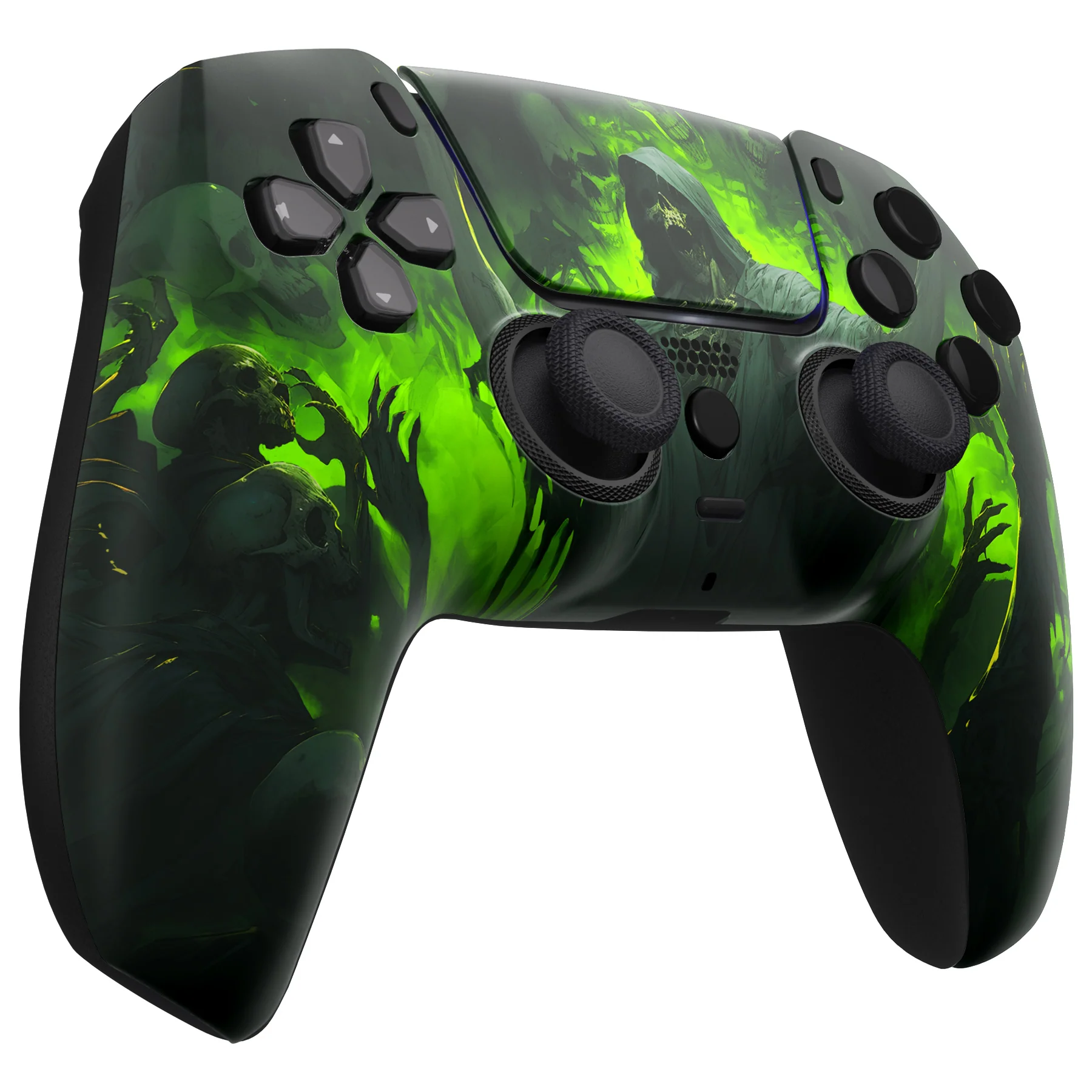 eXtremeRate LUNA Redesigned Replacement Front Shell with Touchpad Compatible with PS5 Controller BDM-010/020/030/040/050 - Dark Carnival - Image 6