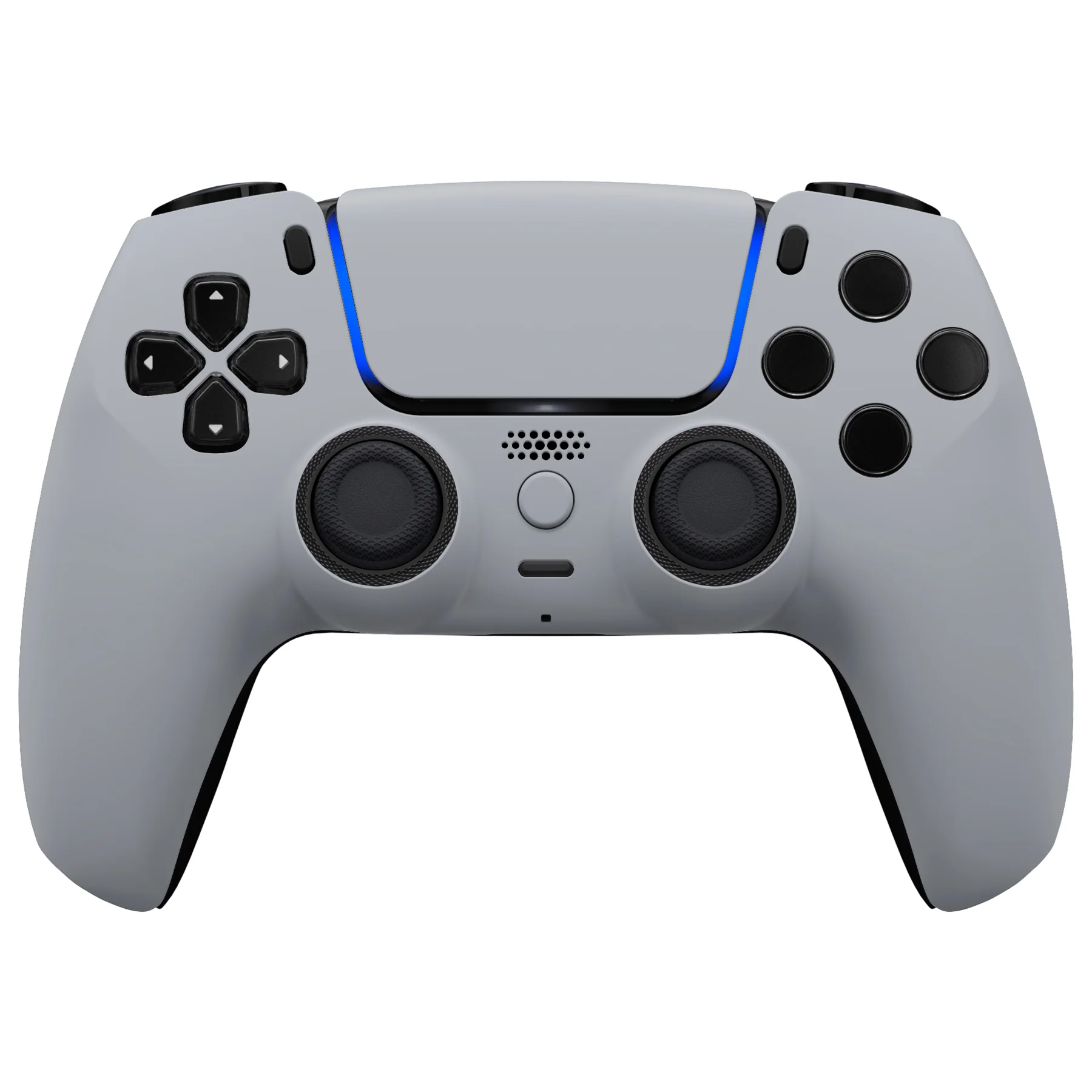 eXtremeRate LUNA Redesigned Replacement Front Shell with Touchpad Compatible with PS5 Controller BDM-010/020/030/040/050 - New Hope Gray - Image 2