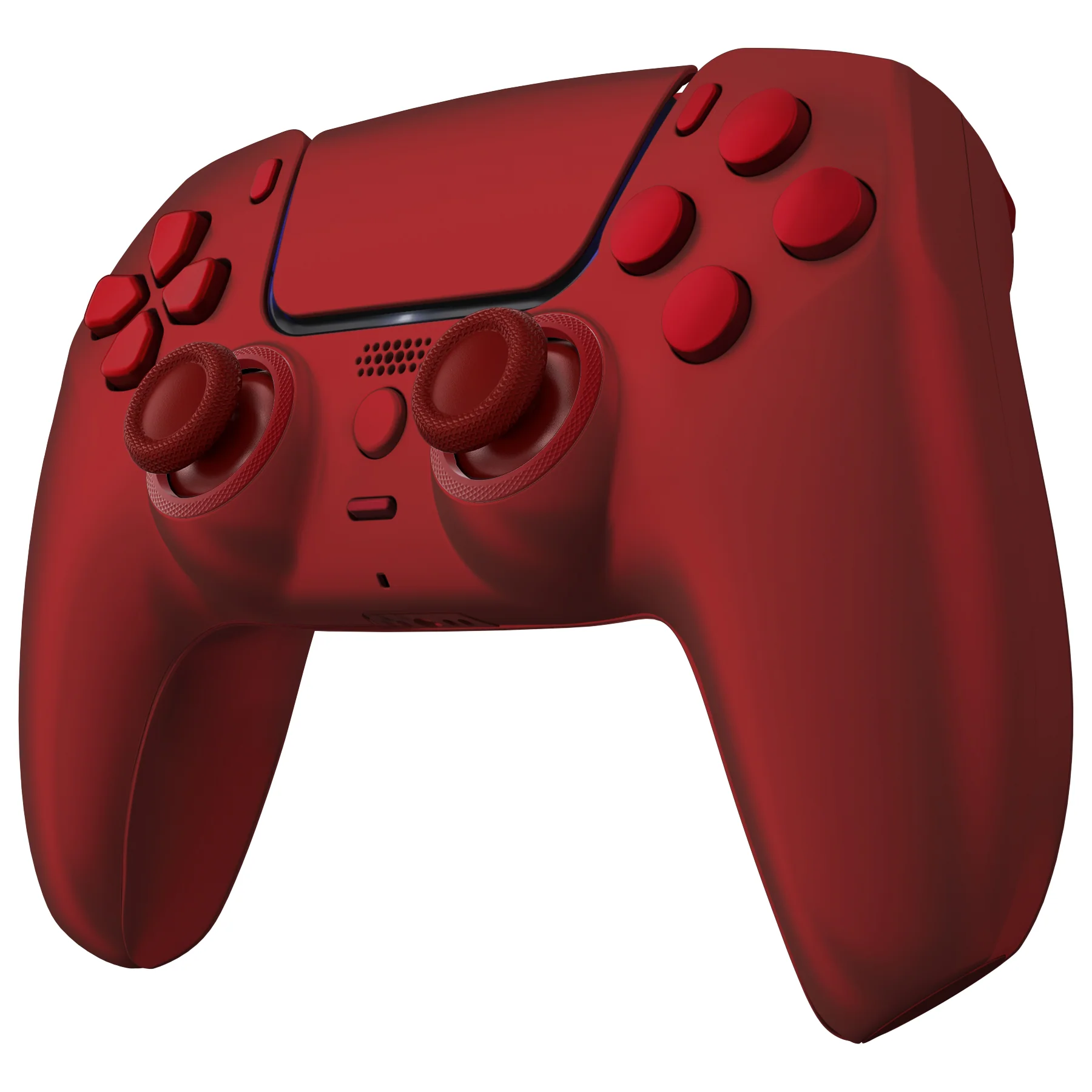 eXtremeRate LUNA Redesigned Replacement Full Set Shells with Buttons Compatible with PS5 Controller BDM-030/040/050 - Scarlet Red - Image 4