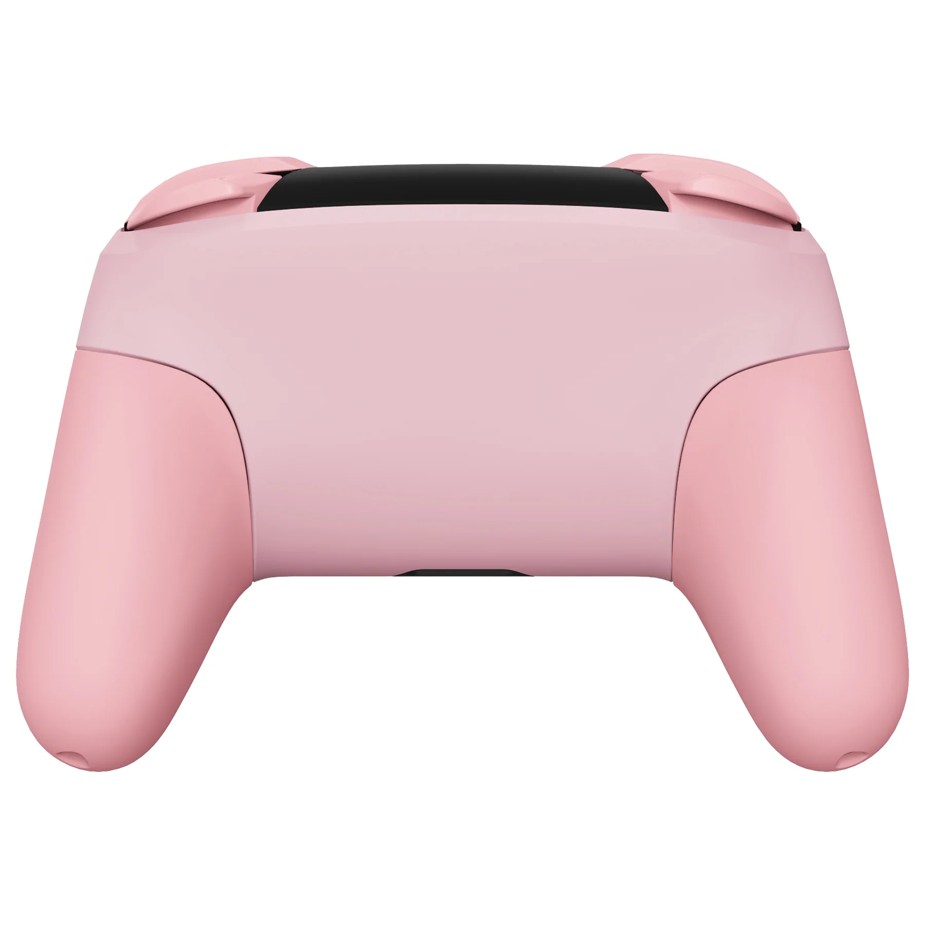 eXtremeRate Octagonal Gated Sticks Design Replacement Full Set Shell Faceplate Backplate Handles for Nintendo Switch Pro - Cherry Blossoms Pink & Puffy Pink - Image 6