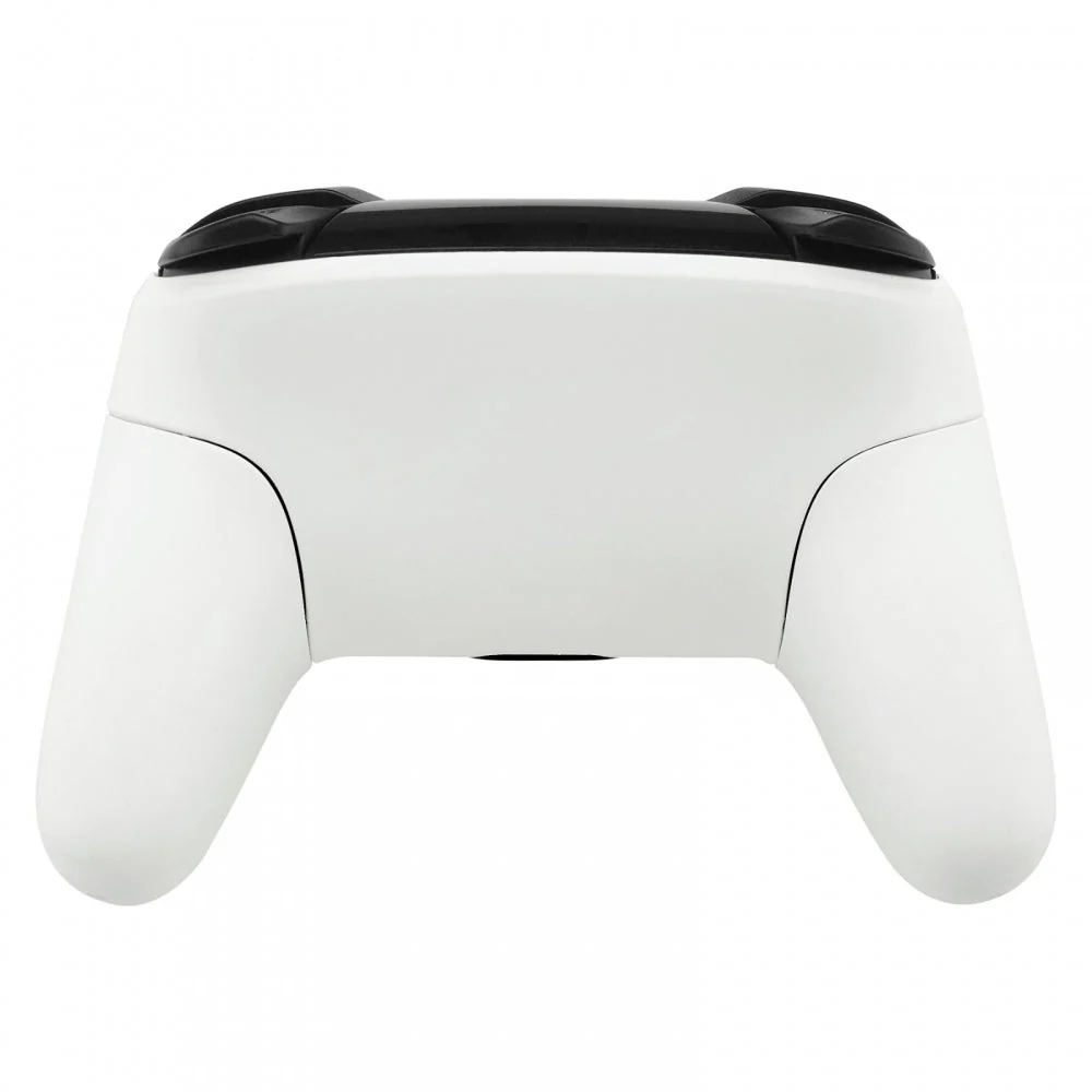 eXtremeRate Octagonal Gated Sticks Design Replacement Full Set Shell Faceplate Backplate Handles for Nintendo Switch Pro - White - Image 8
