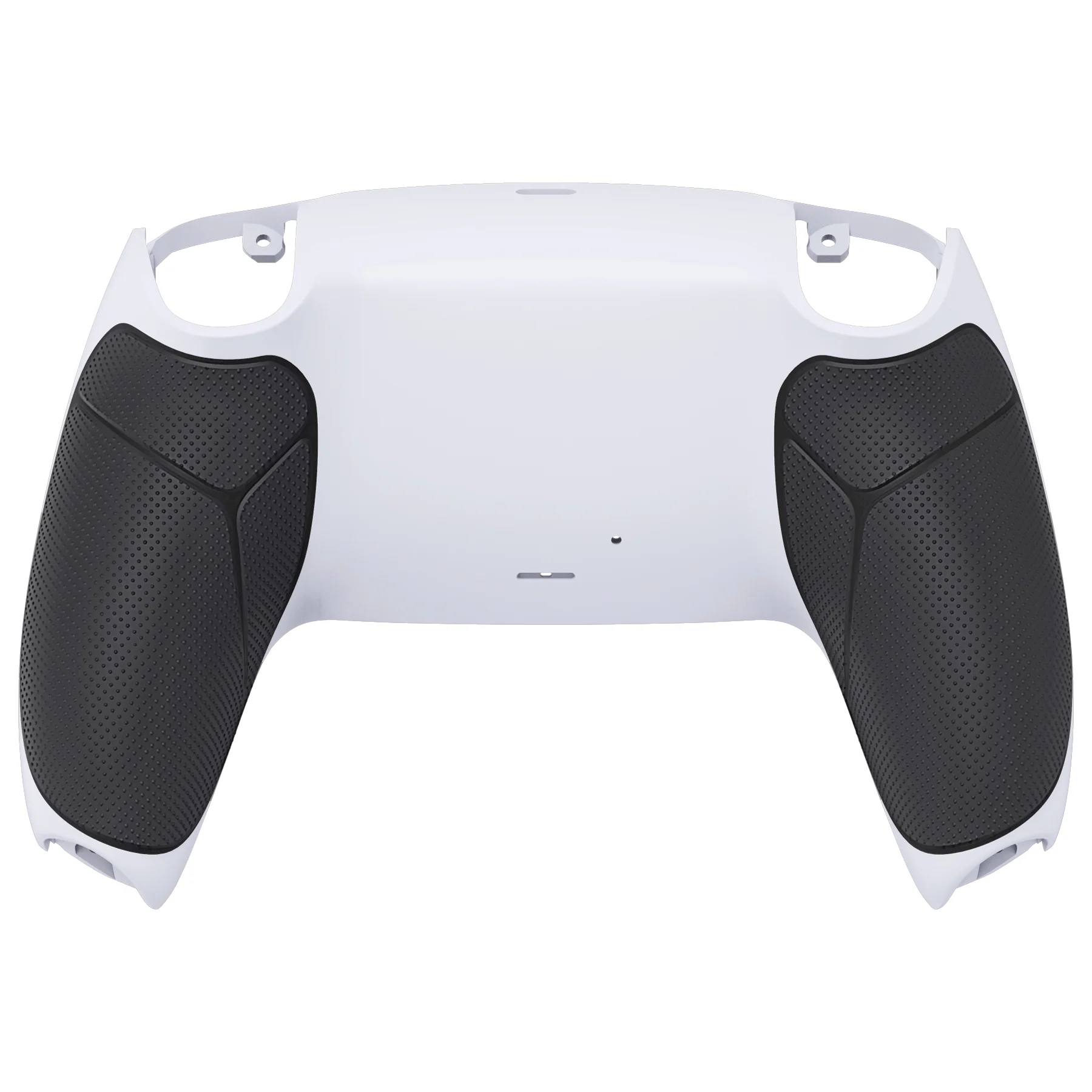 eXtremeRate Performance Grip Replacement Back Housing Bottom Shell for PS5 Controller BDM-010/020/030/040/050/060 - Rubberized Black White - Image 6