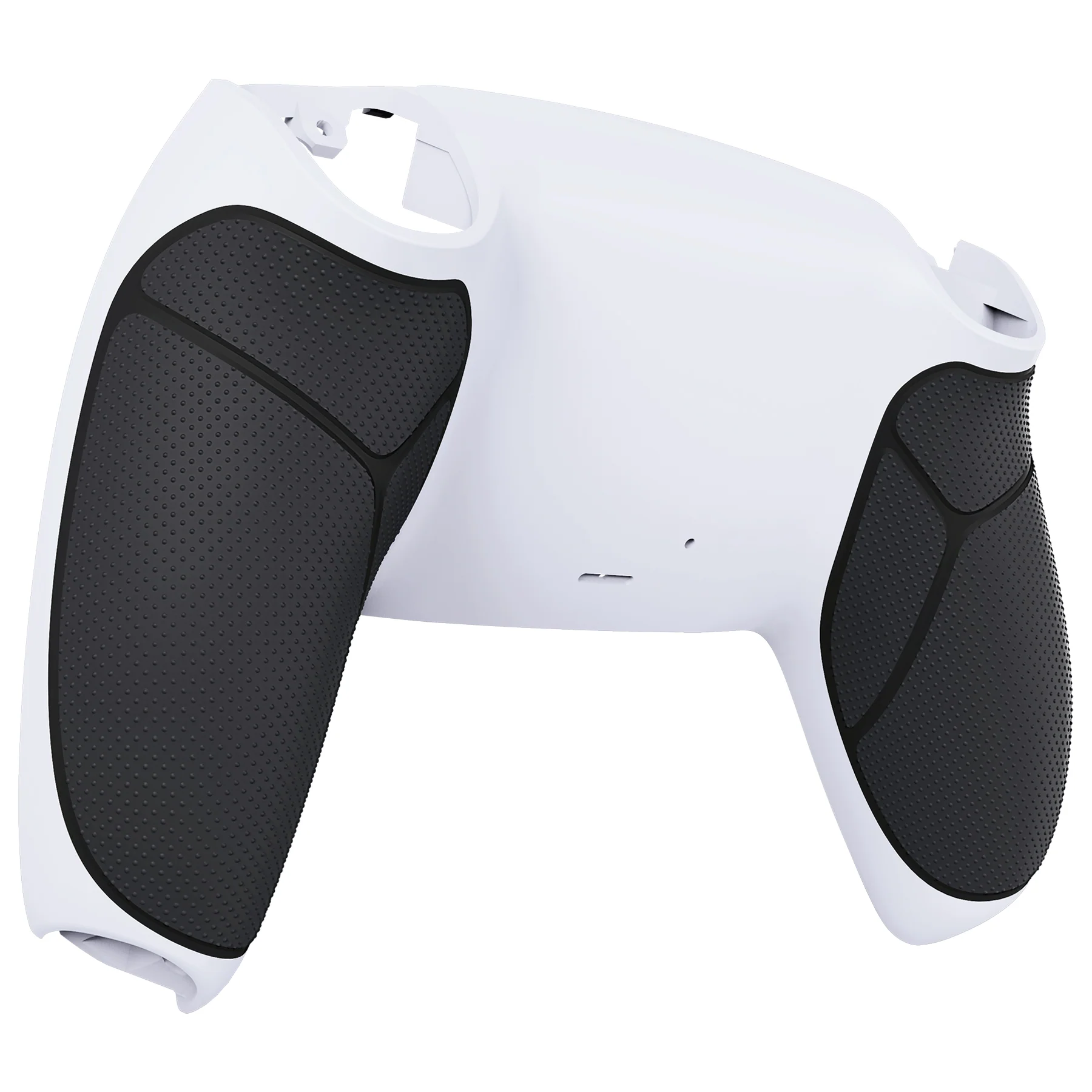 eXtremeRate Performance Grip Replacement Back Housing Bottom Shell for PS5 Controller BDM-010/020/030/040/050/060 - Rubberized Black White - Image 7