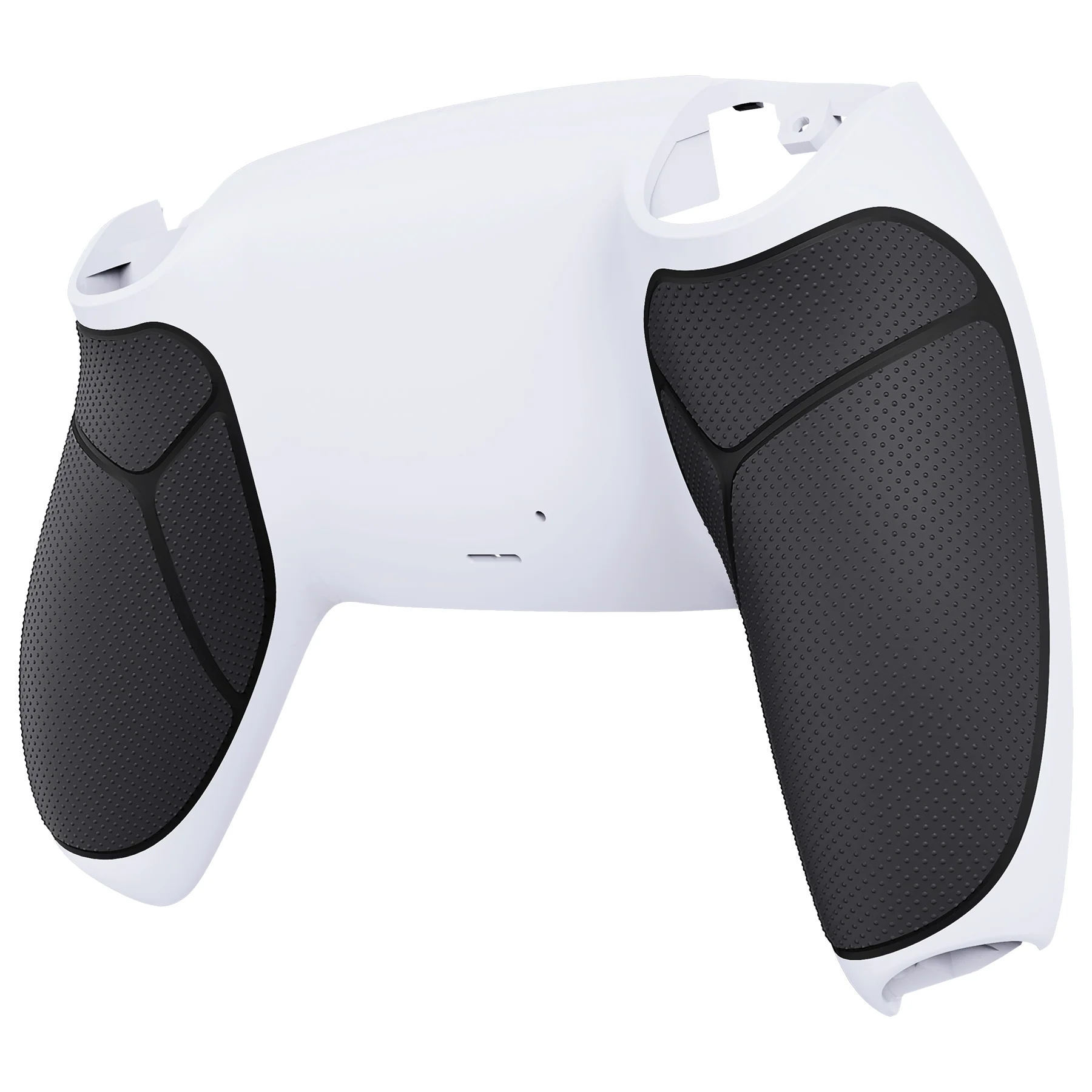 eXtremeRate Performance Grip Replacement Back Housing Bottom Shell for PS5 Controller BDM-010/020/030/040/050/060 - Rubberized Black White - Image 8