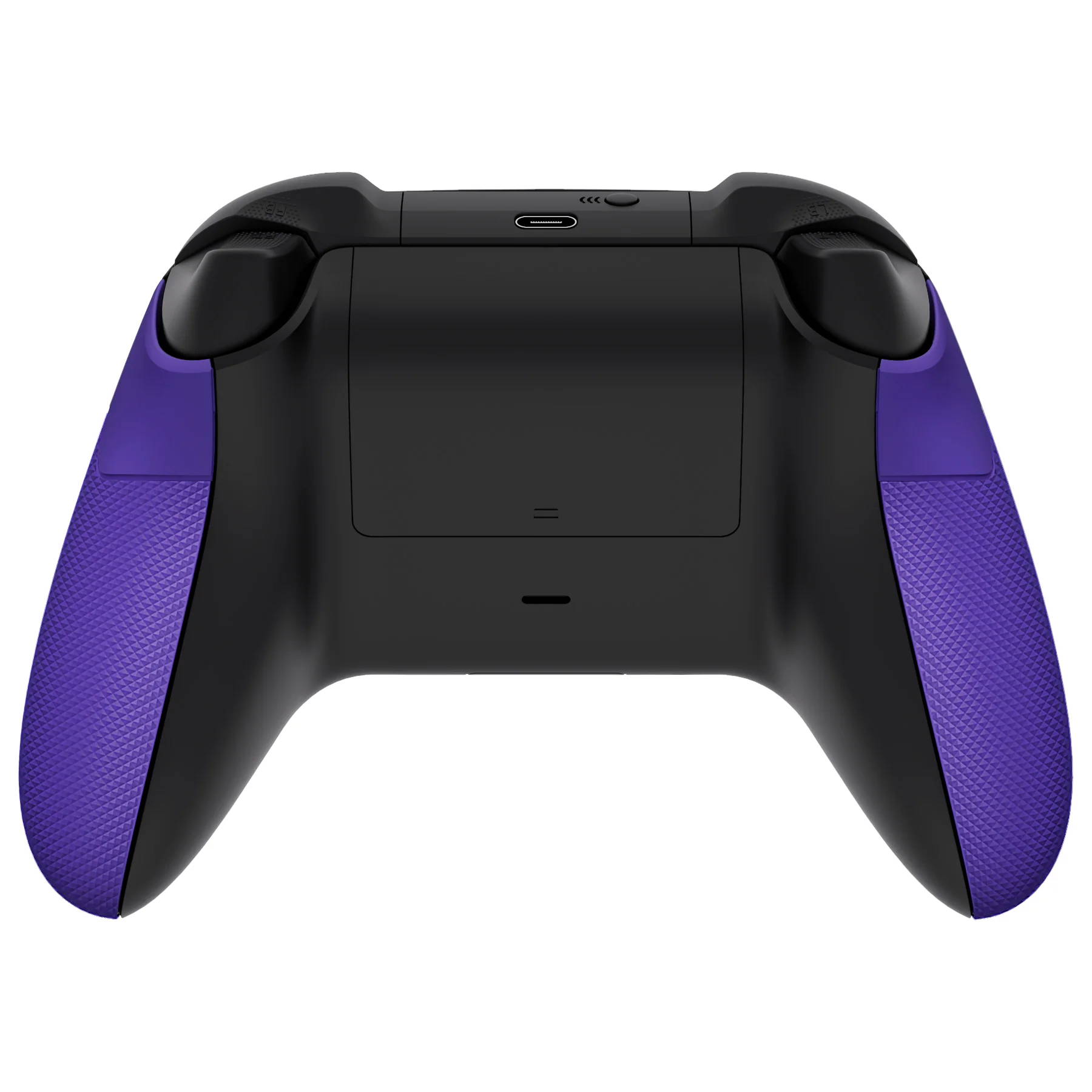 eXtremeRate Performance Non-Slip Texture Rubberized Grips Replacement Back Panels for Xbox Series X & S Controller - Purple - Image 4