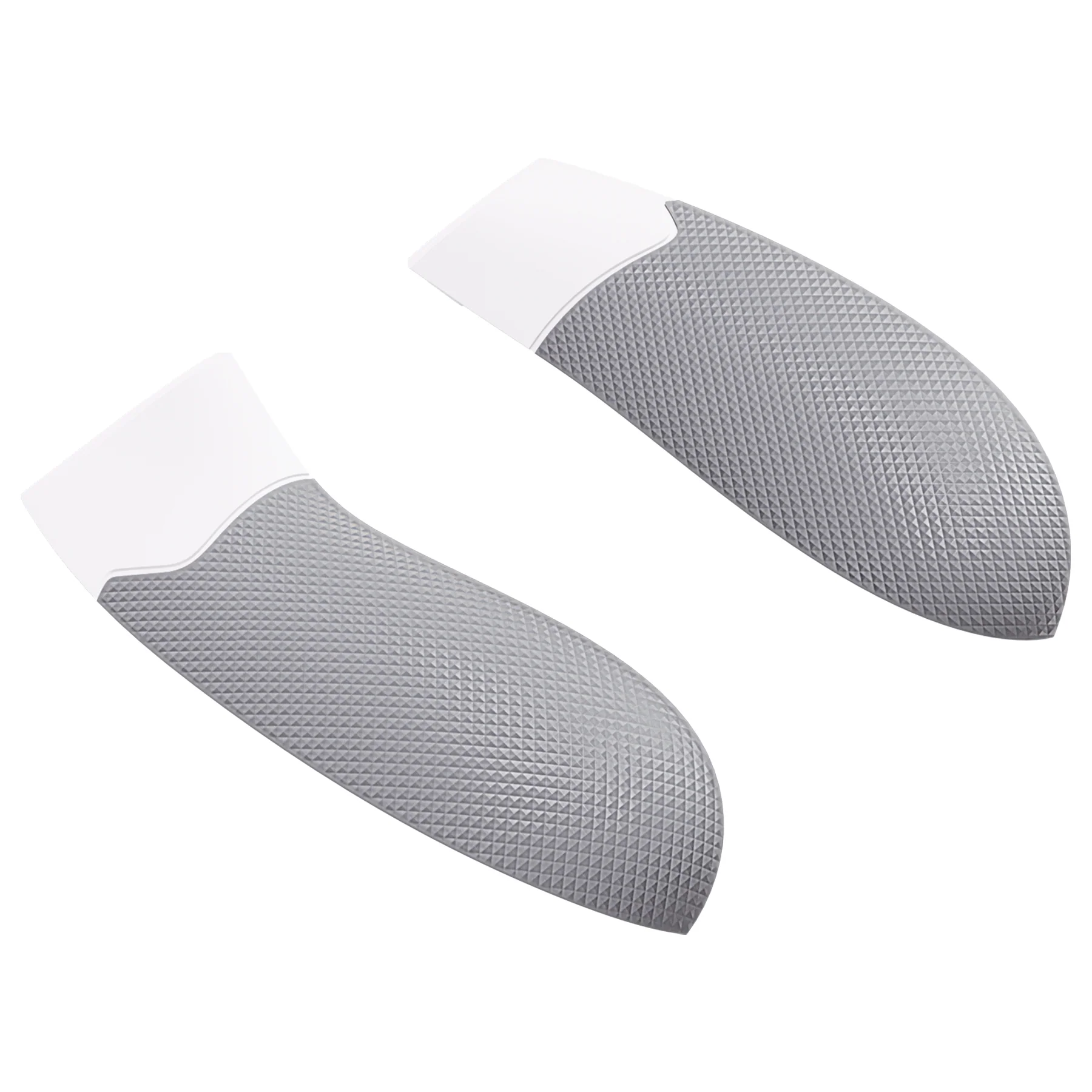 eXtremeRate Performance Non-Slip Texture Rubberized Grips Replacement Back Panels for Xbox Series X & S Controller - White & Gray - Image 8