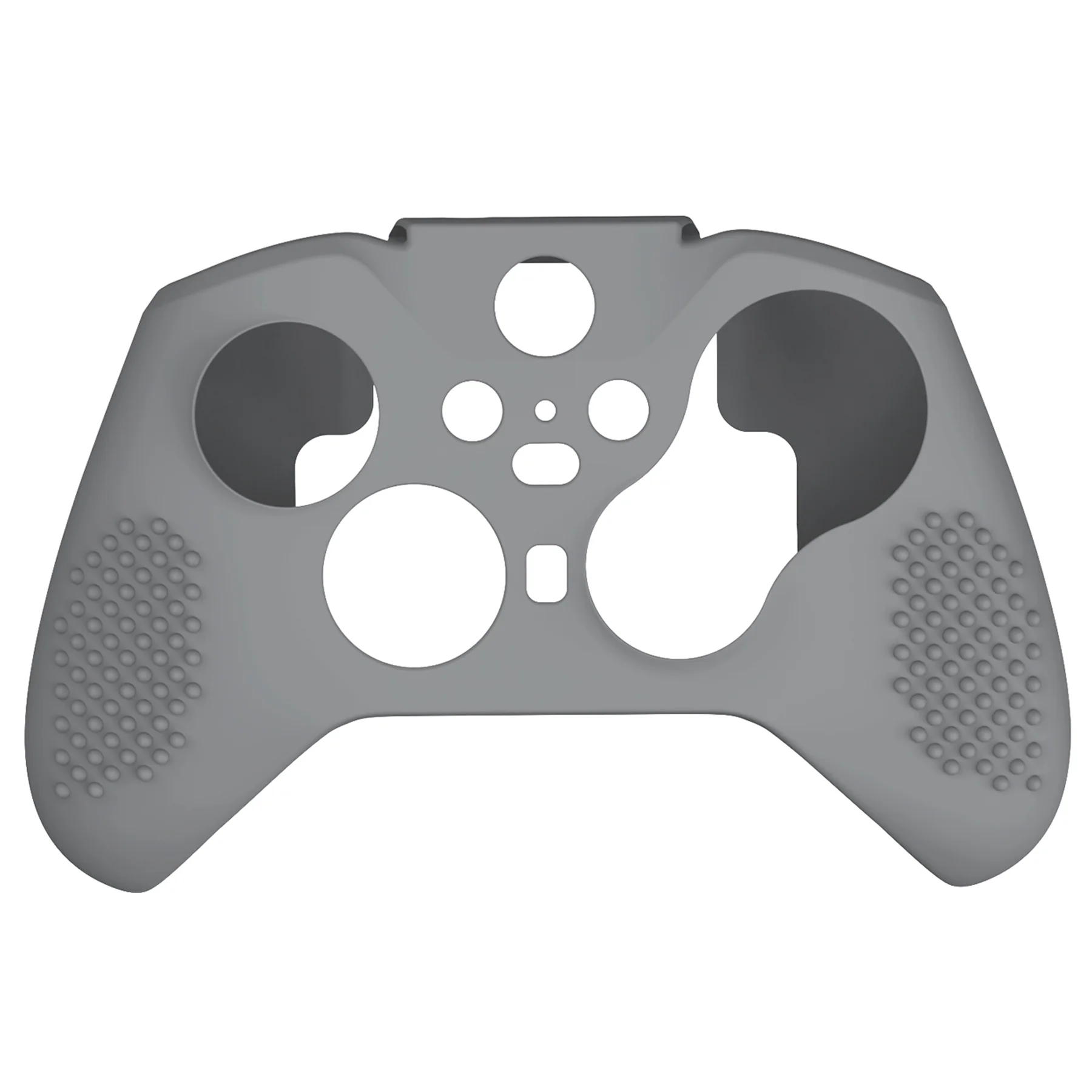 eXtremeRate PlayVital Protective Anti-Slip Silicone Case with Thumb Grips Caps for Xbox One Elite Series 2 & Elite 2 Core Controller - New Hope Gray - Image 6